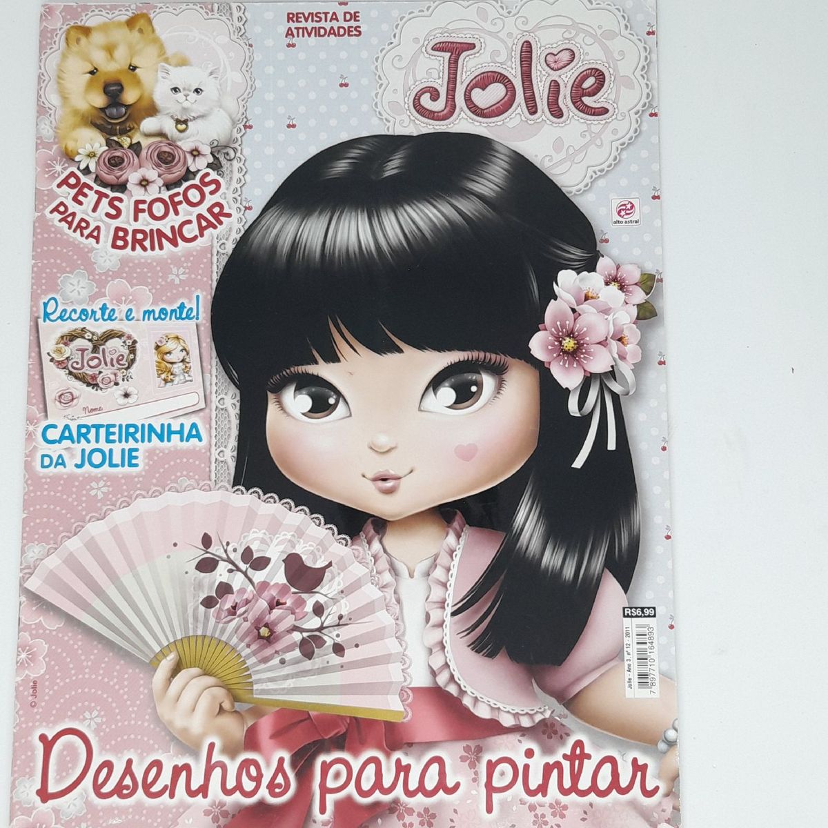 Colorir boneca Jolie com muita diversãoDesenho infantil em português 