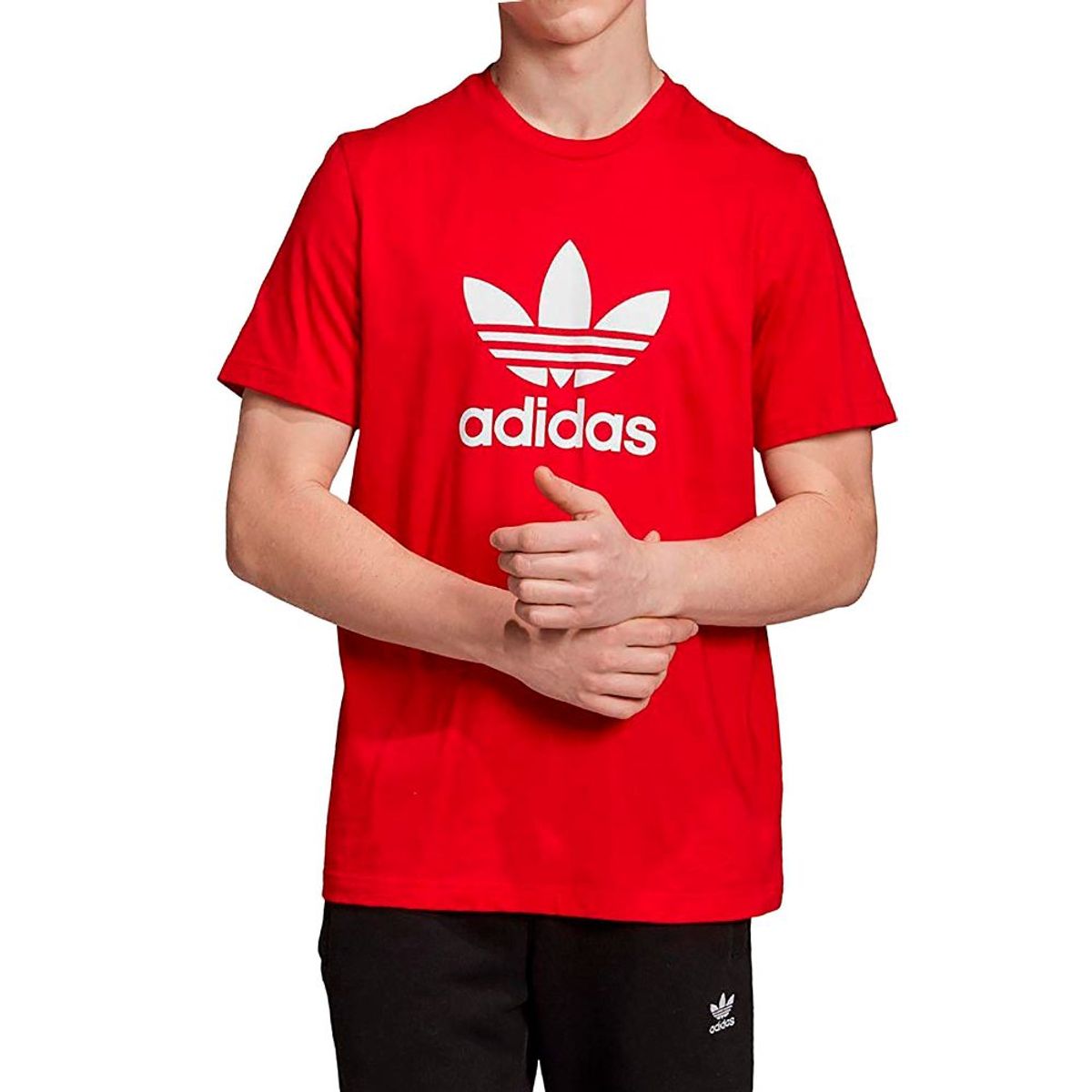camiseta adidas originals trefoil masculina