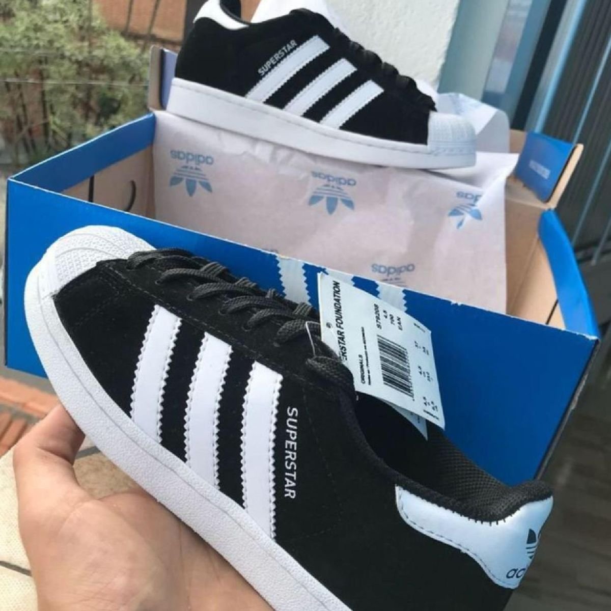 Tênis Adidas Original Super Star Preto e Branco Usado Poucas Vezes, Tênis  Feminino Adidas Usado 91668616