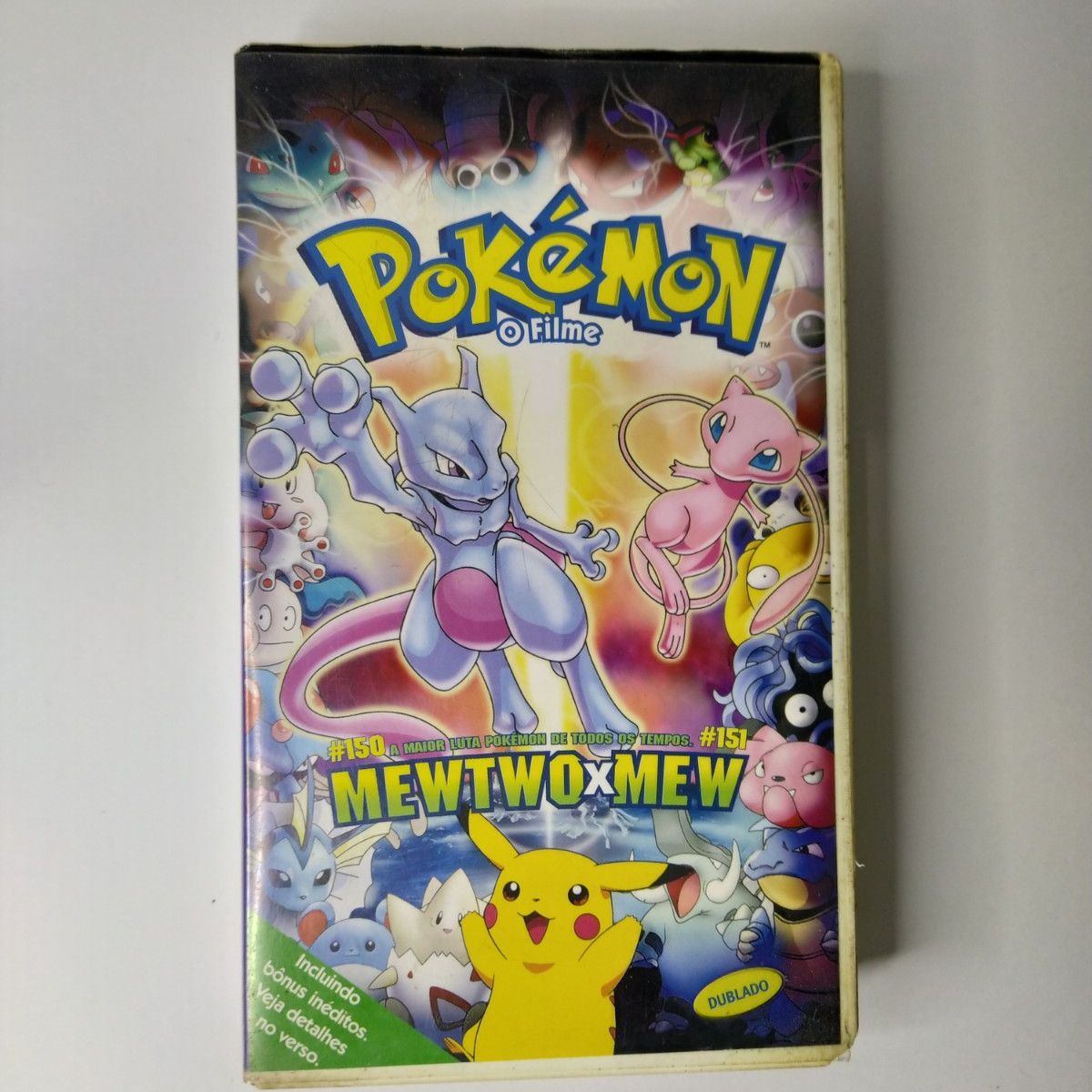 Vhs Pokémon O Filme Mewtwo X Mew, Filme e Série Nintendo Usado 92129564