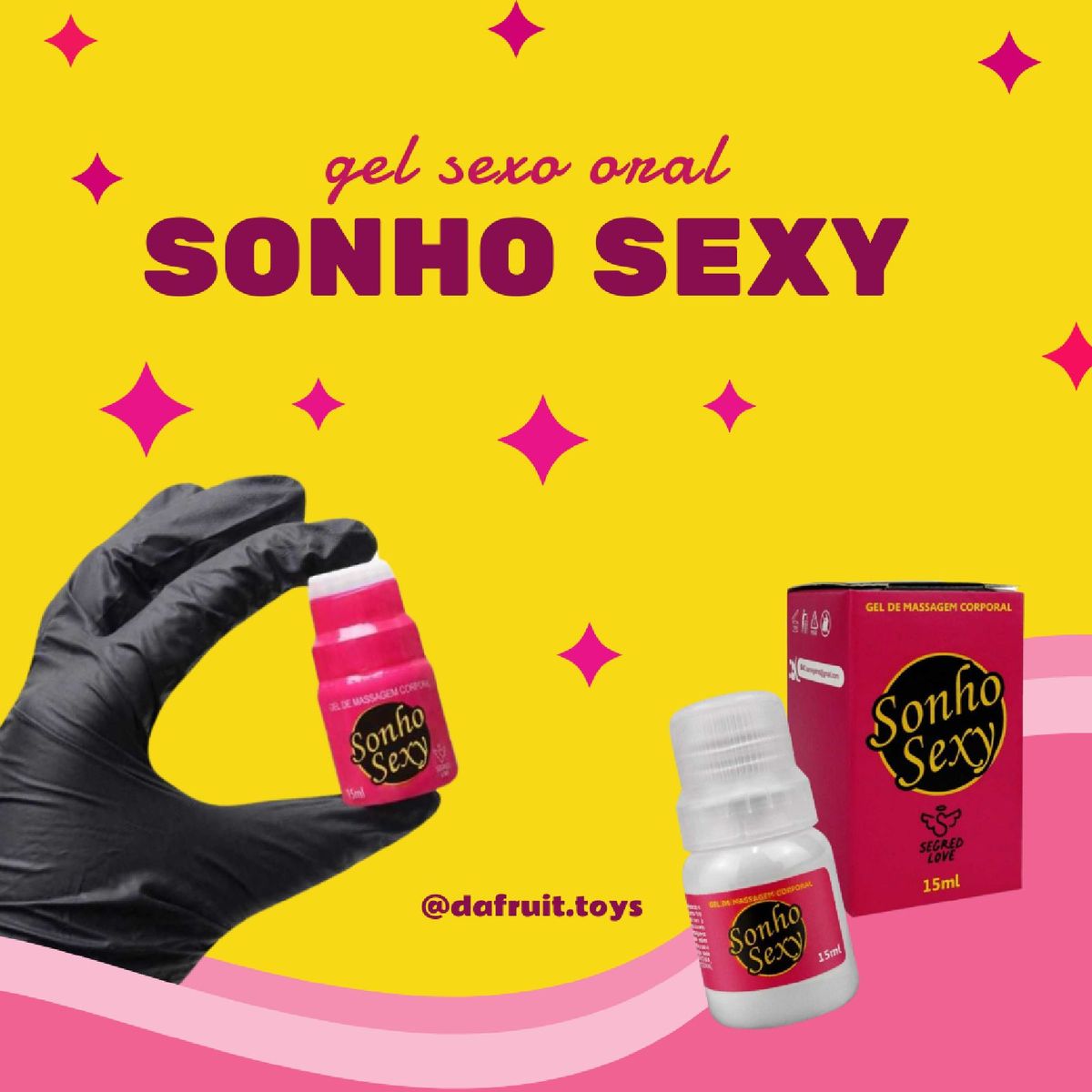 Sonho Sexy Gel Aromatizante Beijável 15ml Secret Love | Relógio Feminino  Segred-Love Nunca Usado 72543652 | enjoei