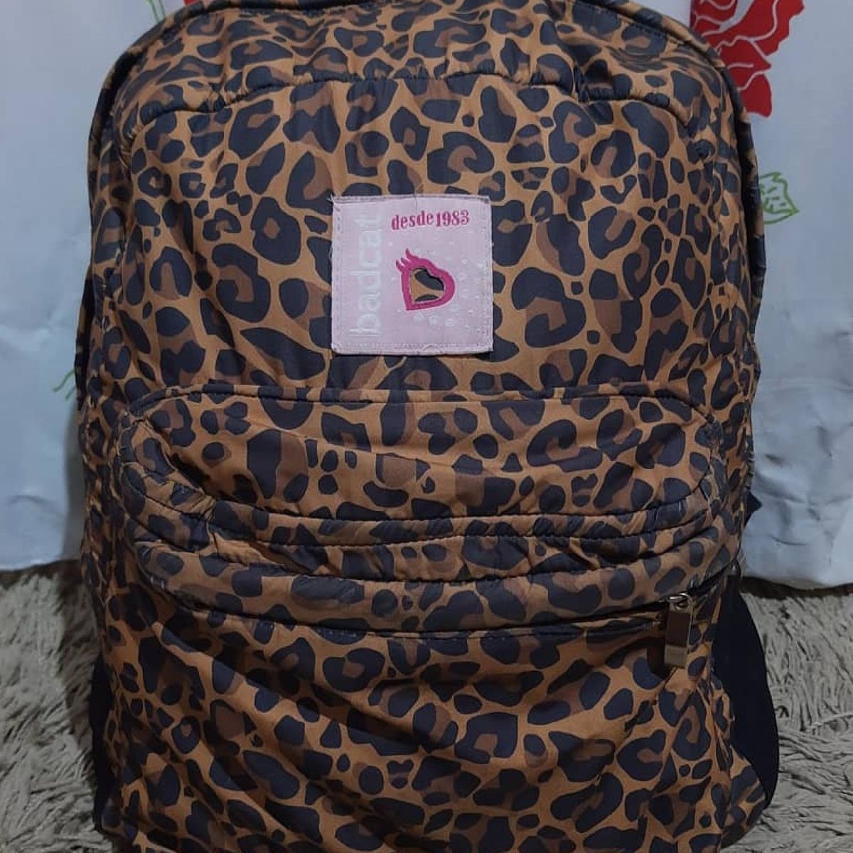 MOCHILA ESTAMPADA BADCAT - MOCHILA ESCOLAR