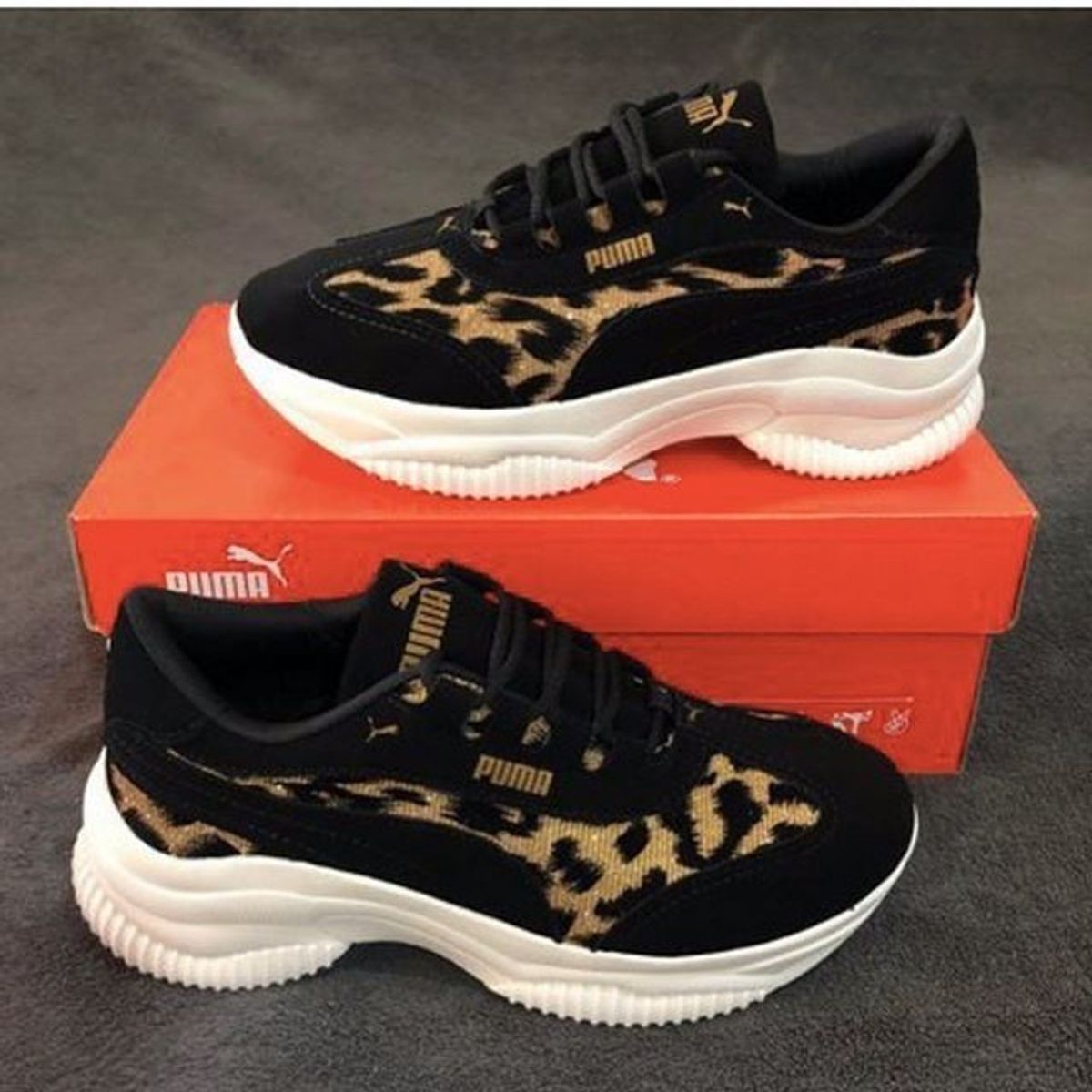 tenis puma animal print