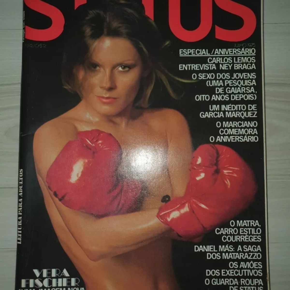 Rara Revista Status Nº 12 Vera Fischer com Pôster 1975 | Status Usado  83163943 | enjoei