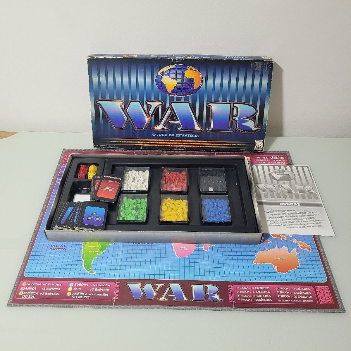 Jogo War Grow 1986 Completo Antigo