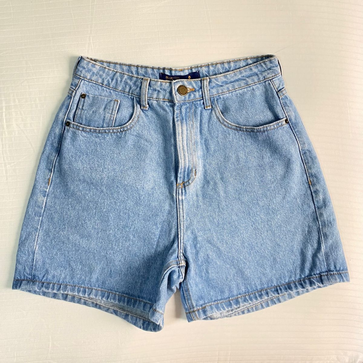Shorts Jeans Cintura Alta | Shorts Feminino Bluesteel Usado 85918997 |  enjoei