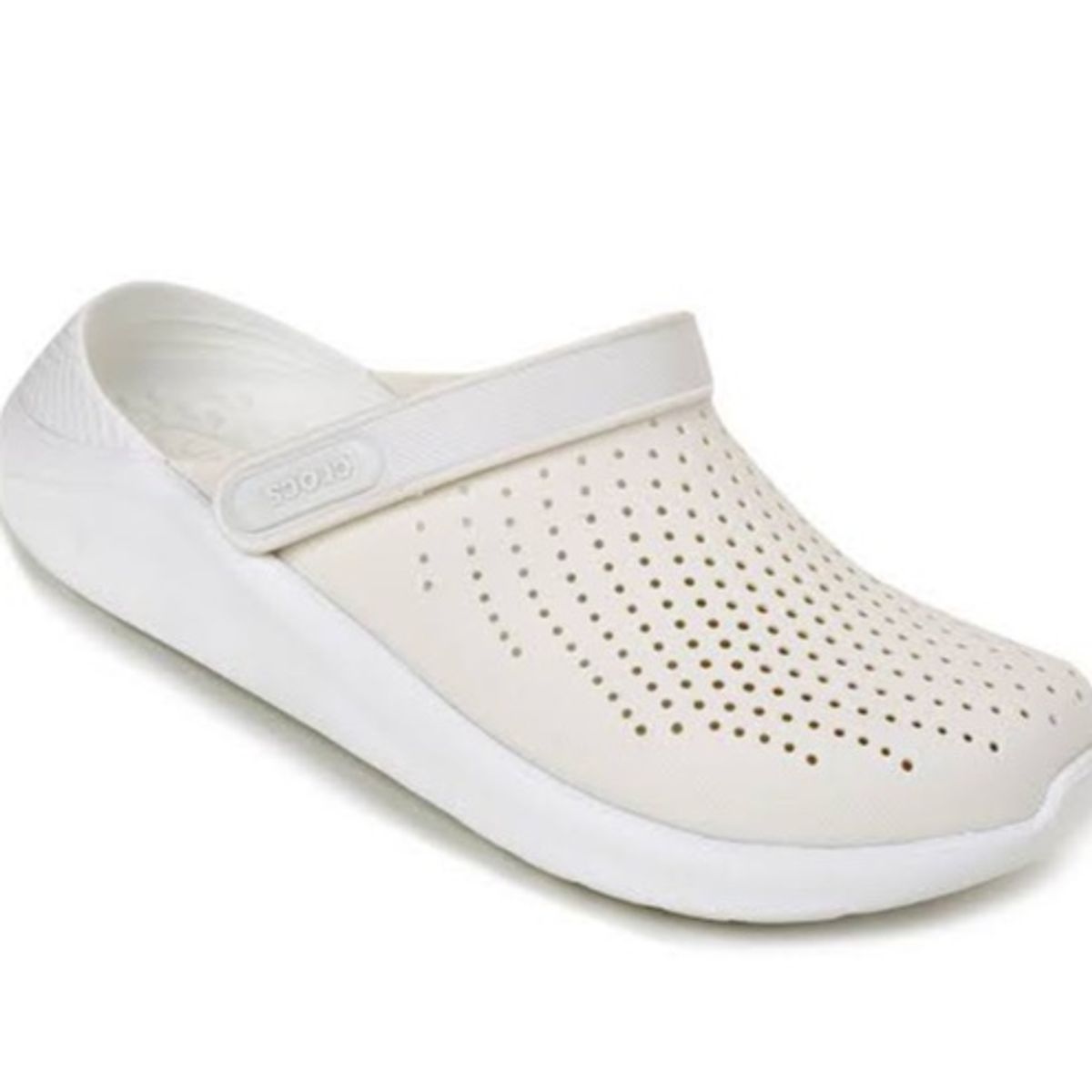 Crocs Literide Off White 37 (W6) | Sandália Feminina Crocs Usado 64672120 |  enjoei