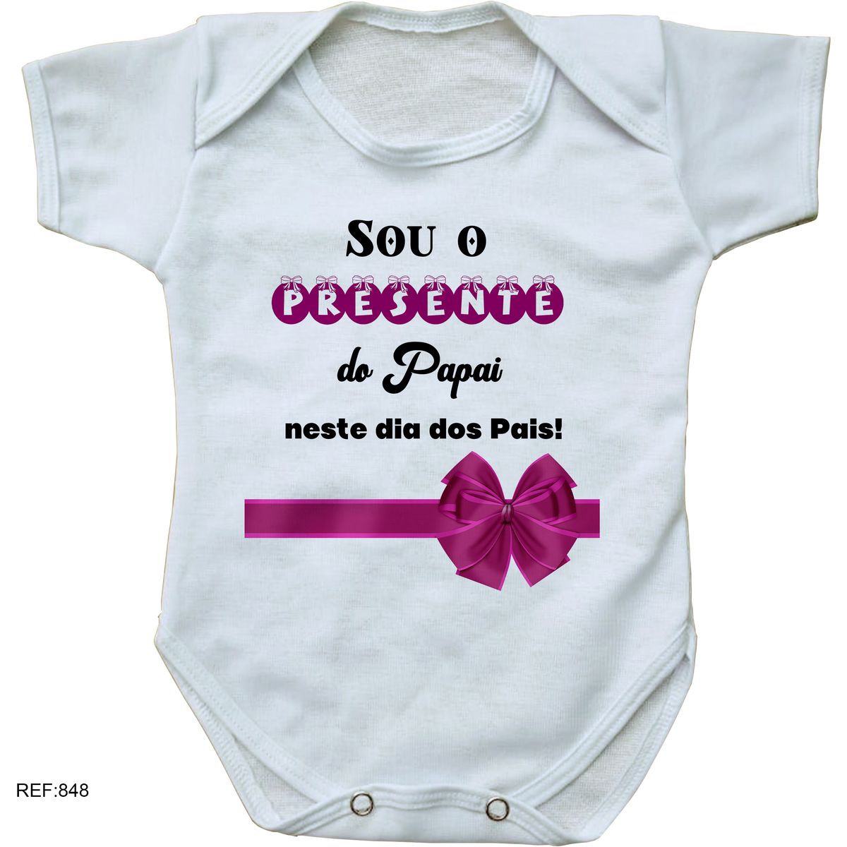 Body Bebe Personalizado Manga Curta Sou O Presente Do Papai Neste Dia Dos Pais Roupinha Bebe Roupa Infantil Para Bebe Nunca Usado Enjoei