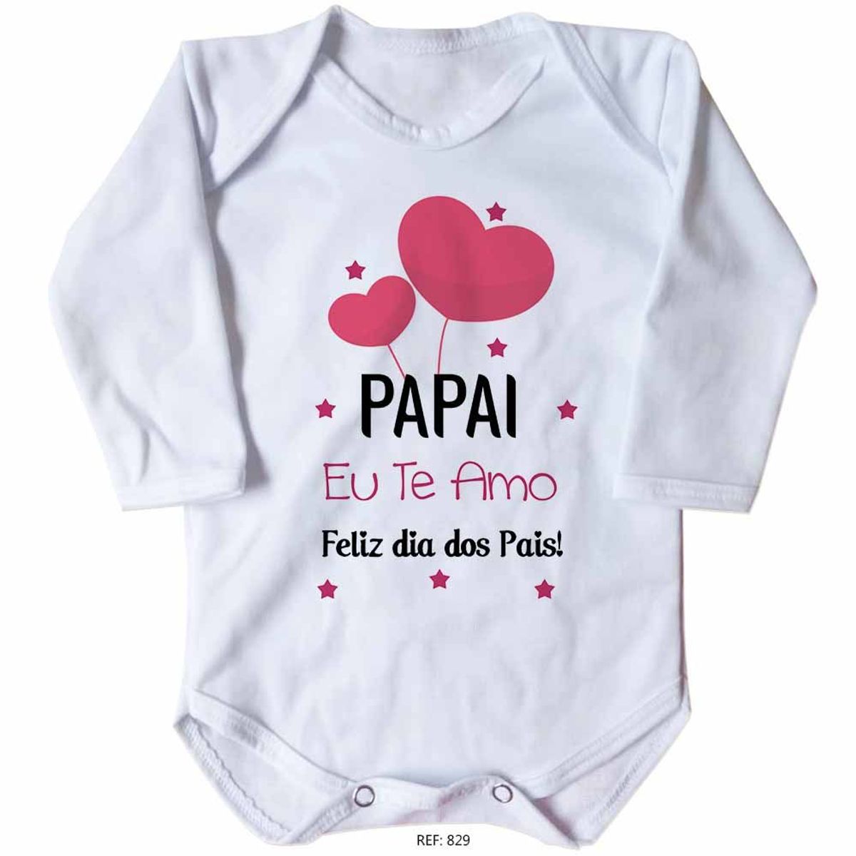 Body Bebe Personalizado Papai Eu Te Amo Feliz Dia Dos Pais Roupa Infantil Para Bebe Nunca Usado Enjoei