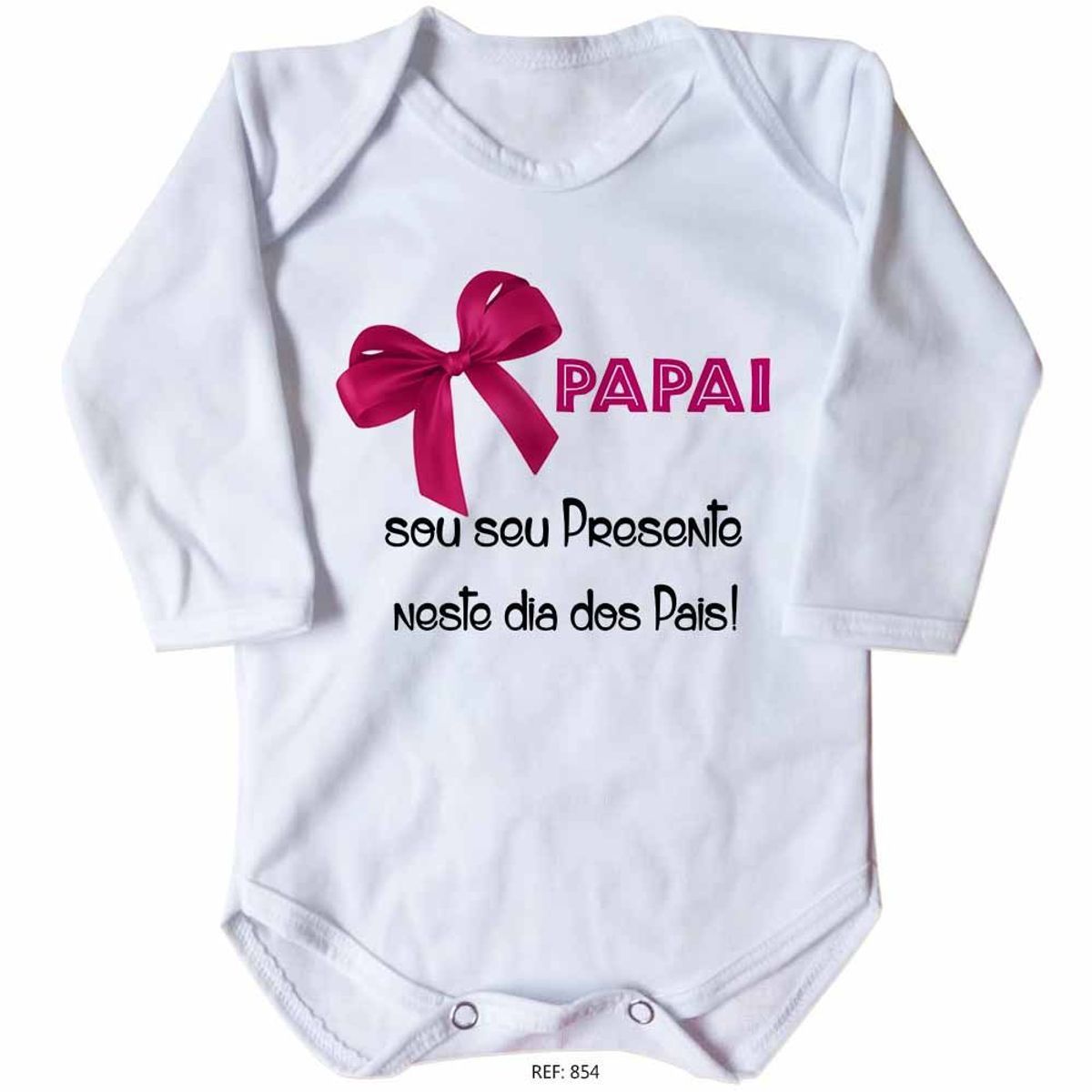 Body Bebe Personalizado Papai Sou O Seu Presente Neste Dia Dos Pais Roupa Infantil Para Bebe Nunca Usado Enjoei