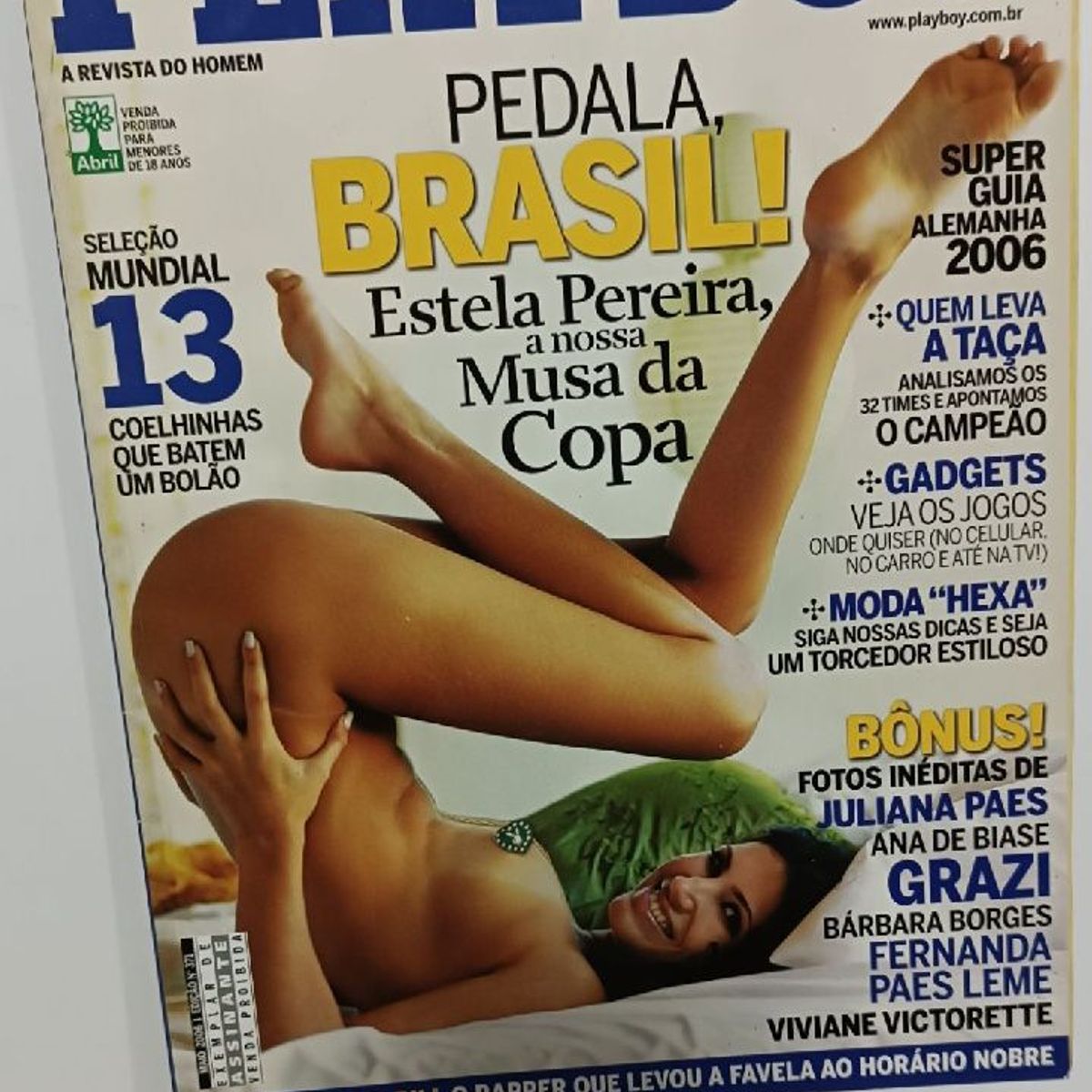 Revista Playboy, Edição 371, Maio 2006, Estela Pereira | Editora Abril  Usado 101079961 | enjoei