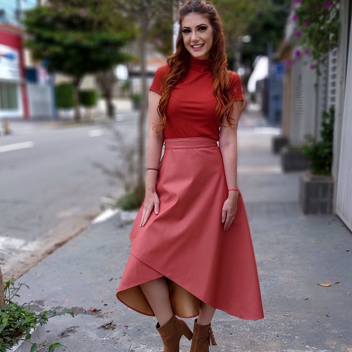 saia midi de amarrar