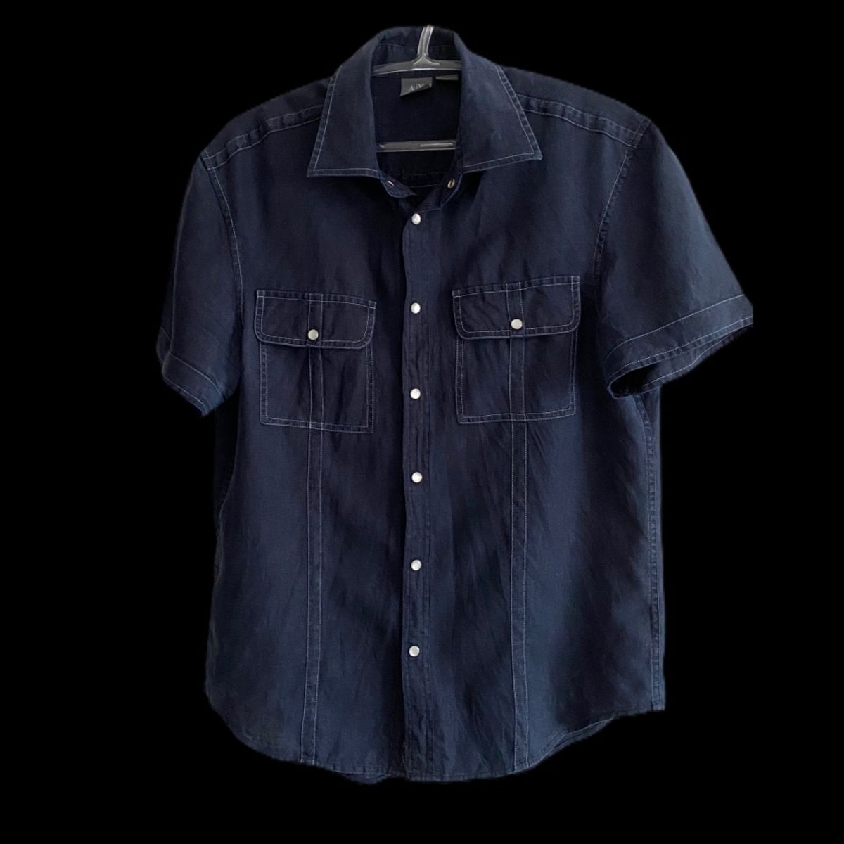 camisa de botao manga curta
