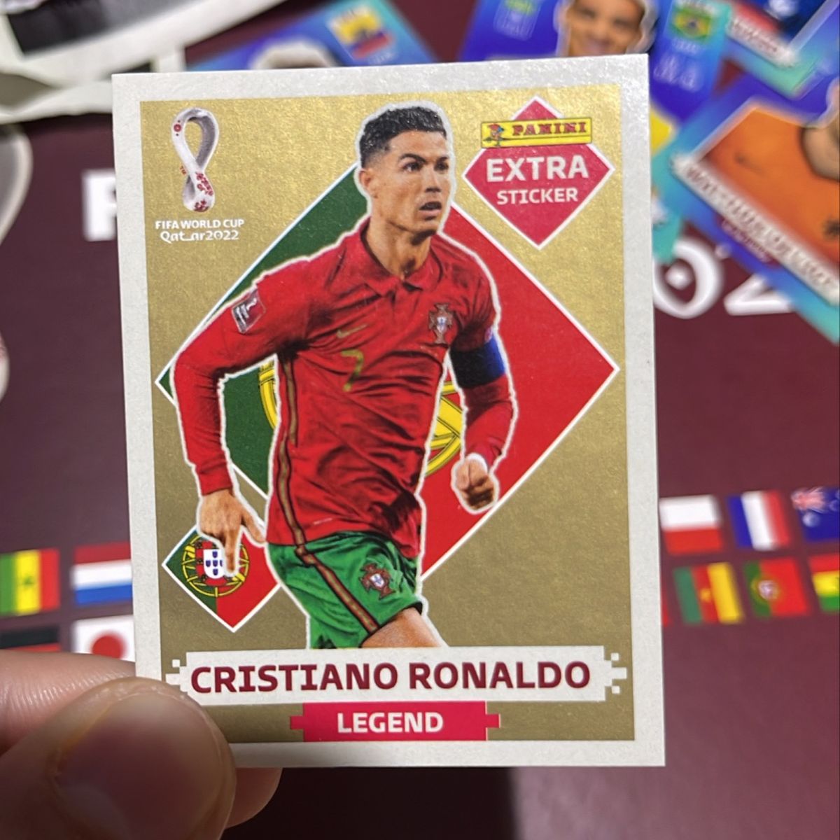 Figurinha Cristiano Ronaldo Legend