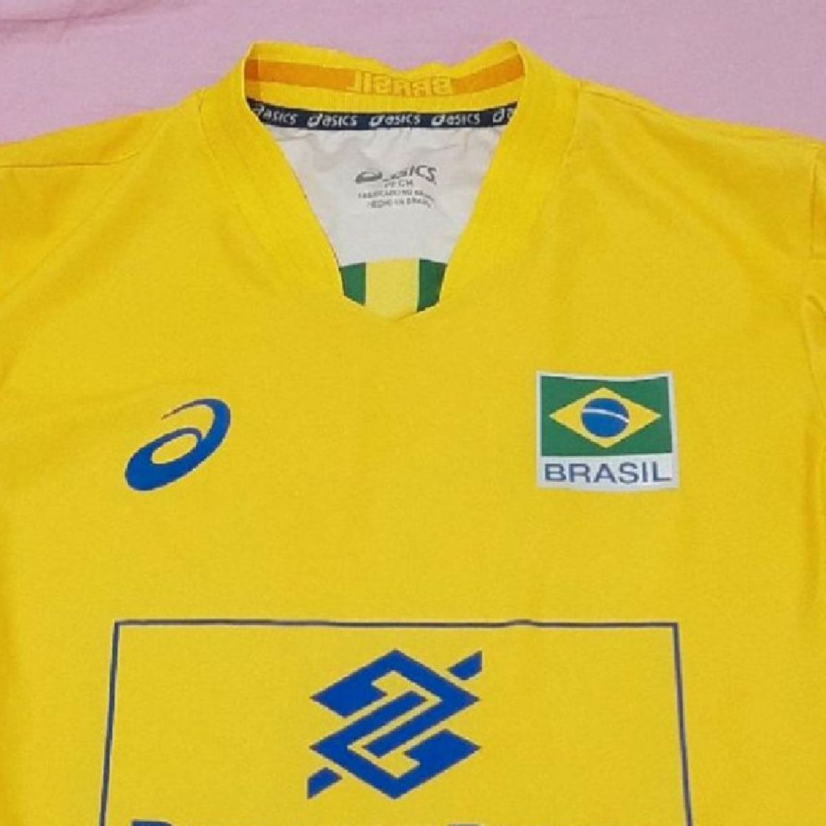 Camisa Seleção Brasil Vôlei | Camiseta Masculina Asics Usado 45156124 |  enjoei