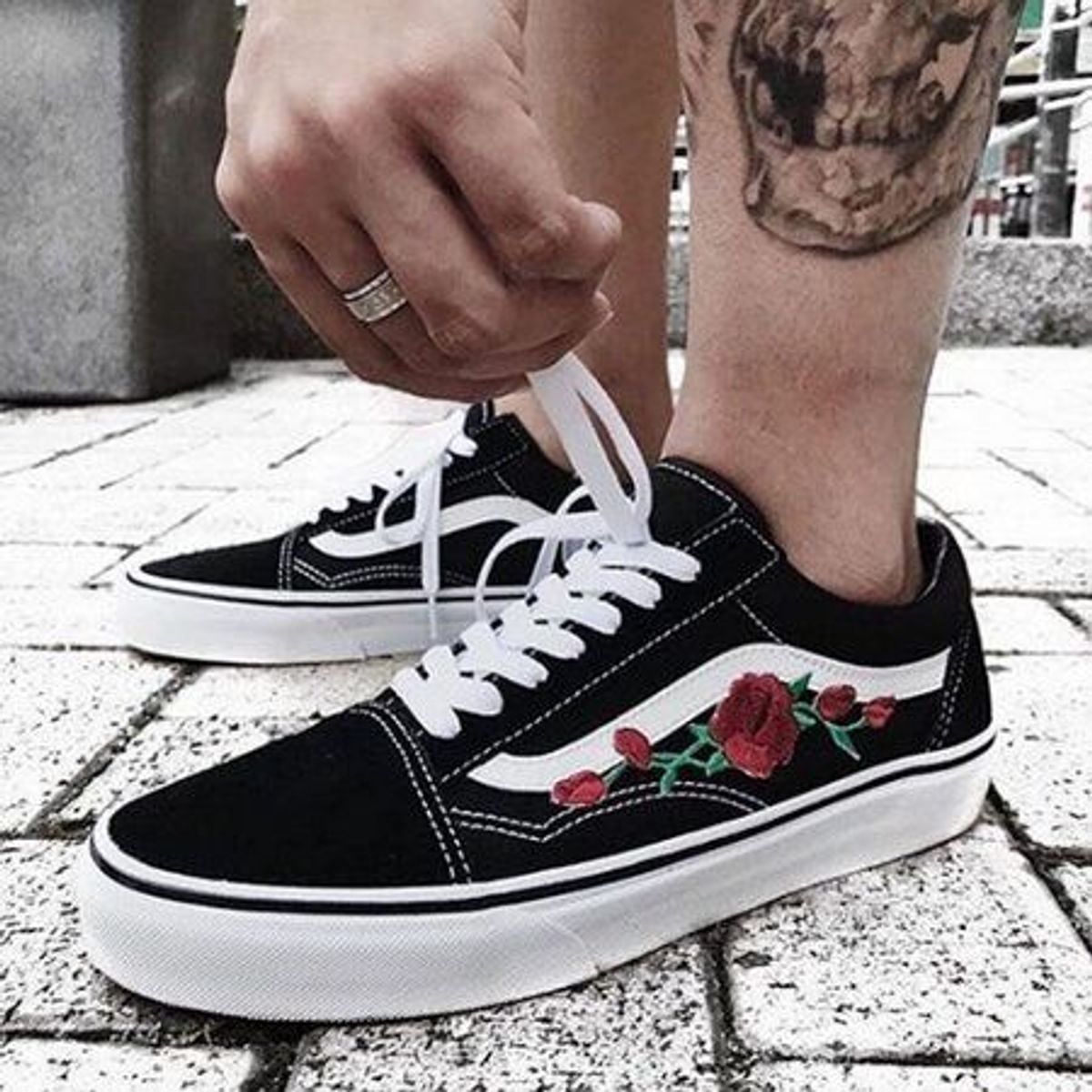 Tenis vans 2025 floral masculino