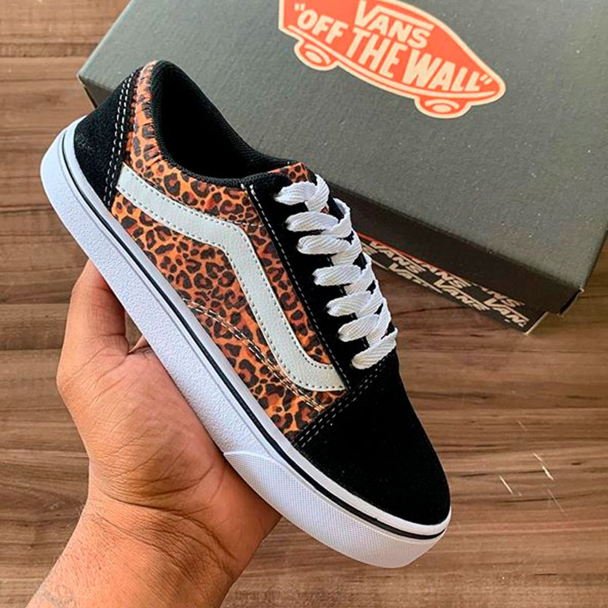 vans de onça feminino