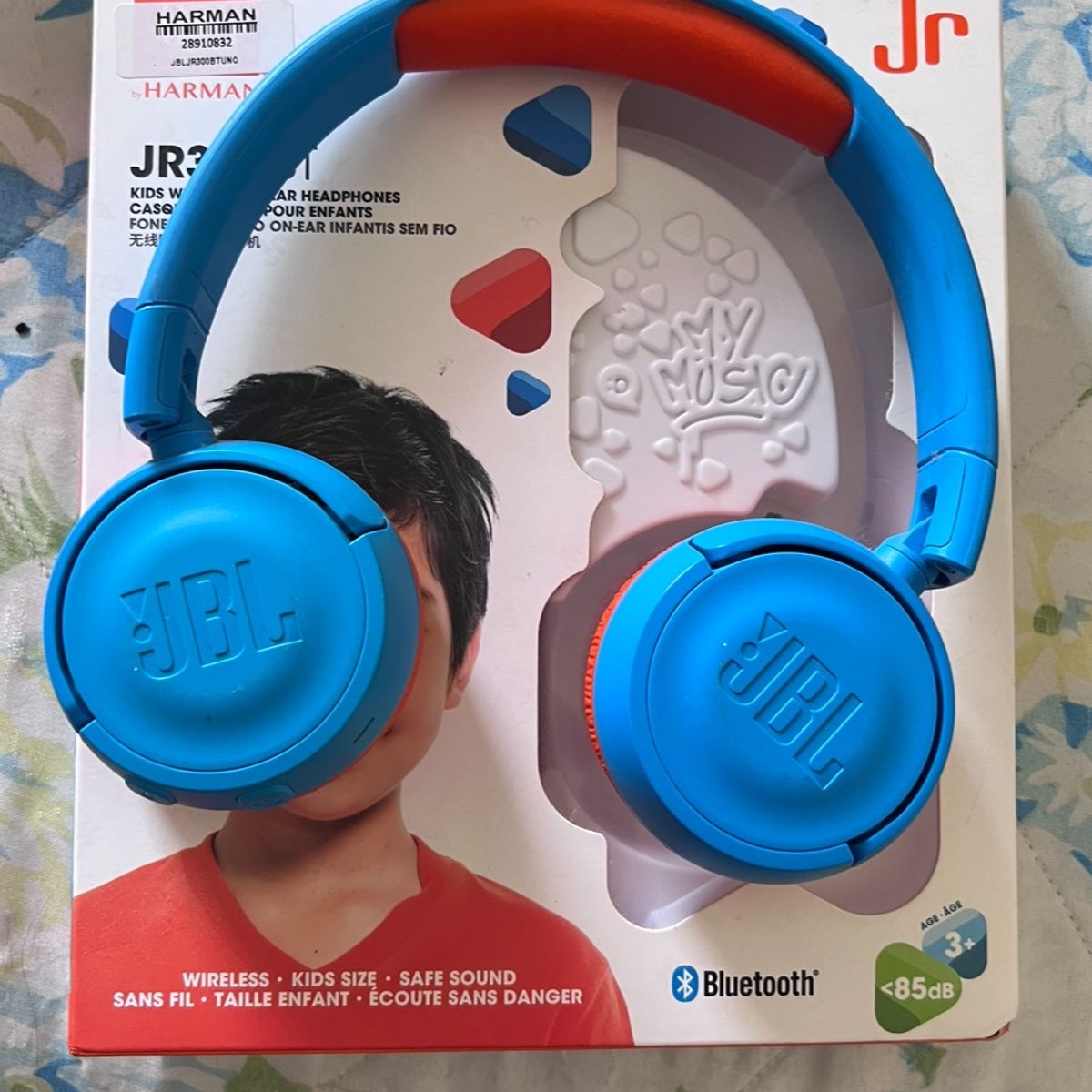 Fone de Ouvido Infantil Jbl Jr300bt Item Infantil Jbl Usado