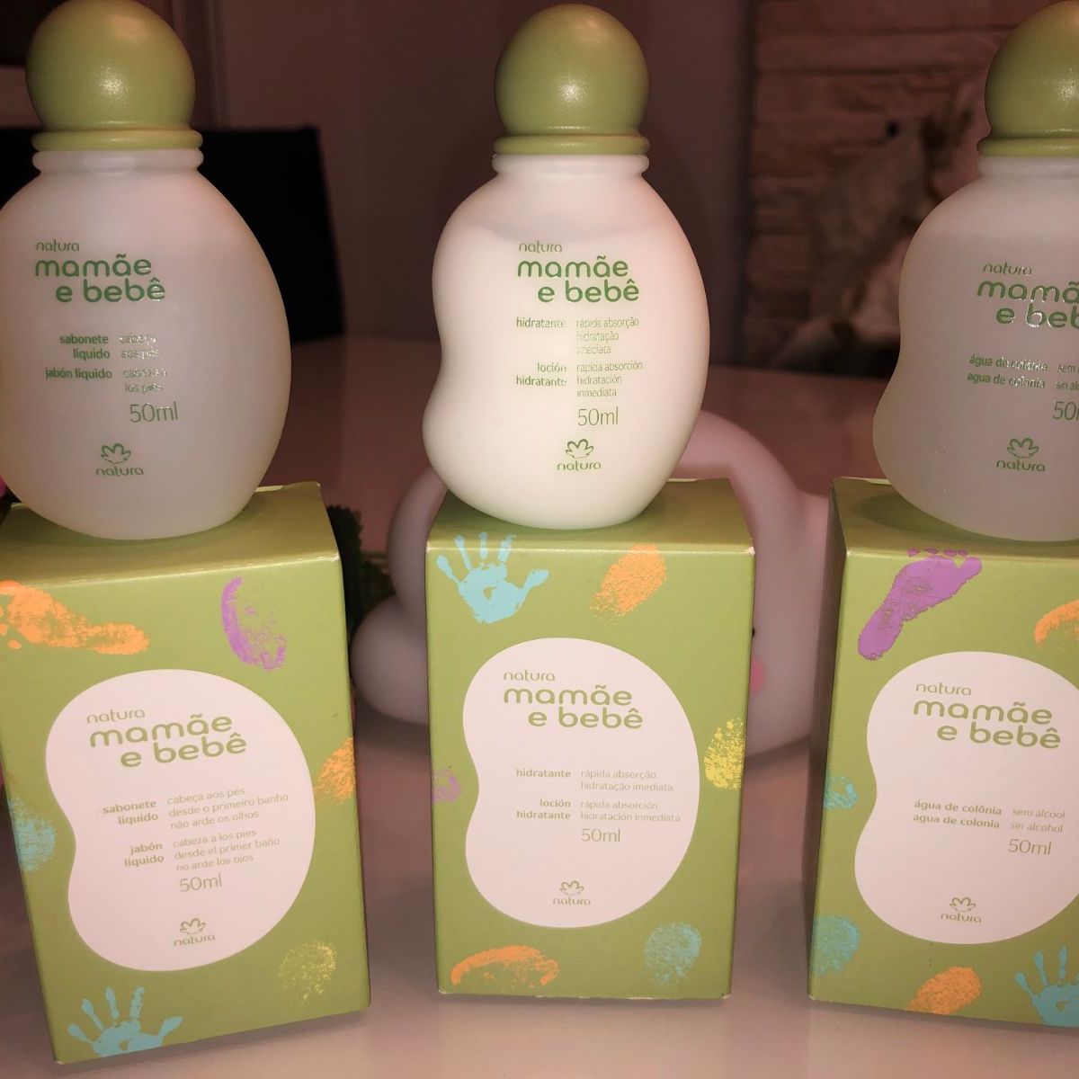 Kit Miniatura Mamae E Bebe Natura Colonia Sabonete Liq Hidratante 50ml Item Infantil Natura Nunca Usado Enjoei