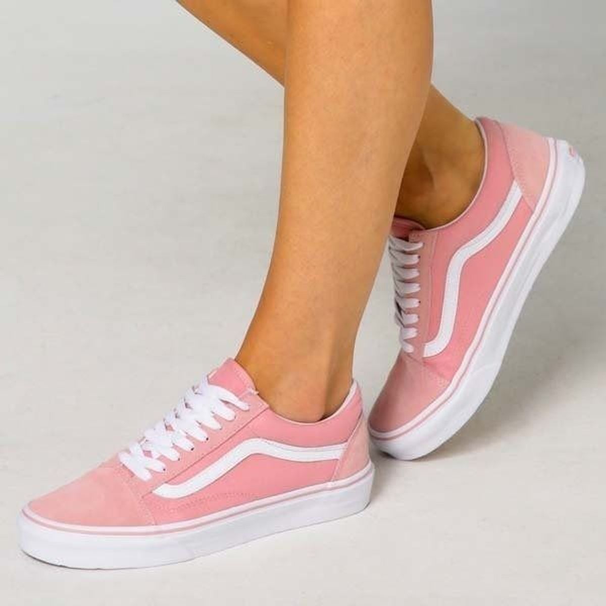 tenis vans original rosa