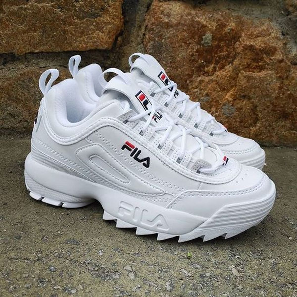 fila disruptor 2 masculino branco