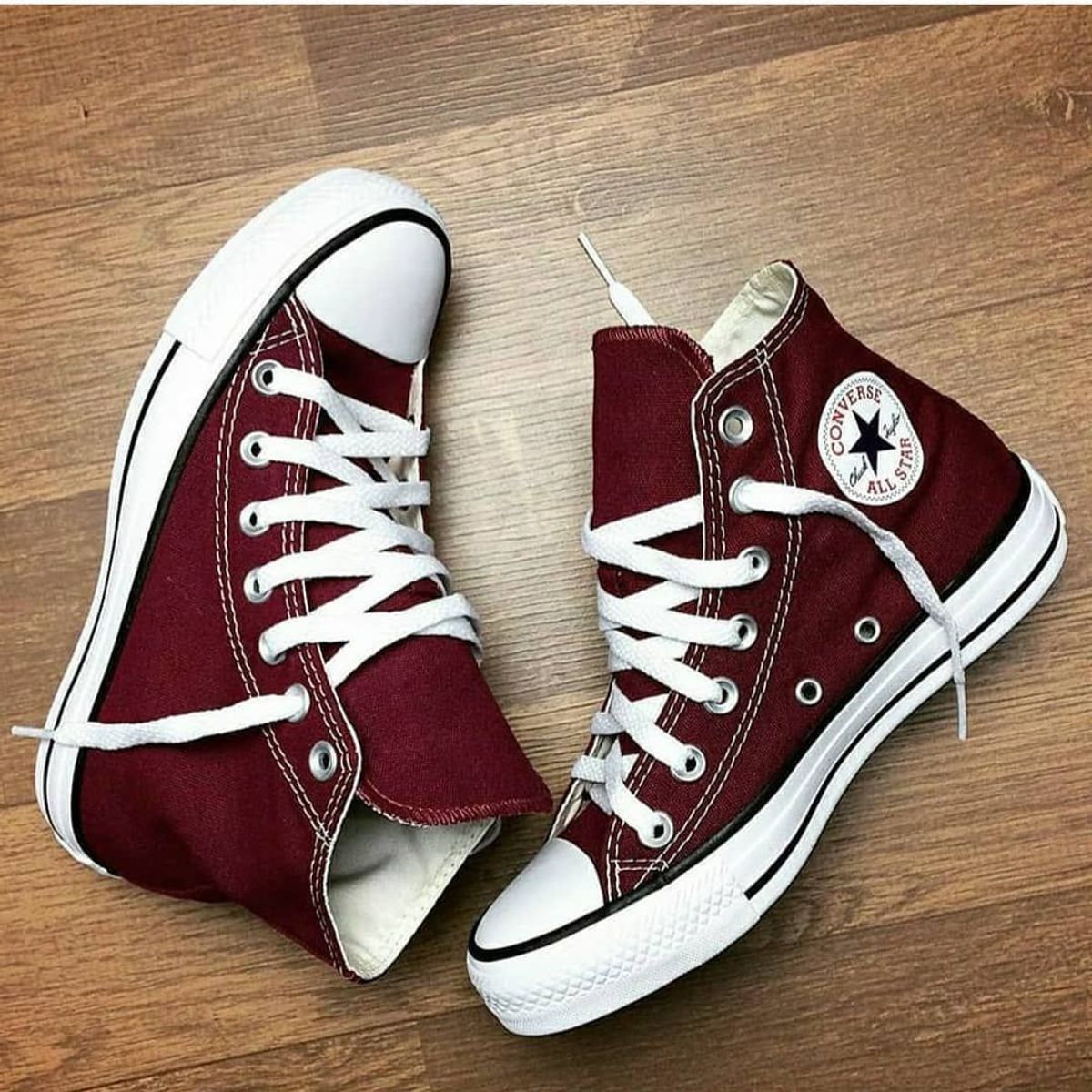 all star cano médio vinho