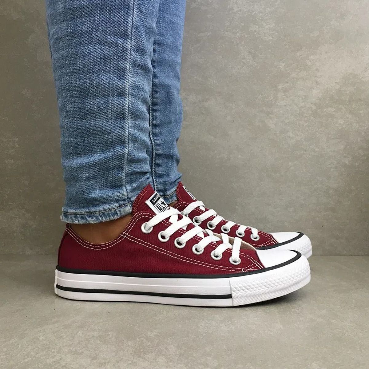 all star vinho bordo