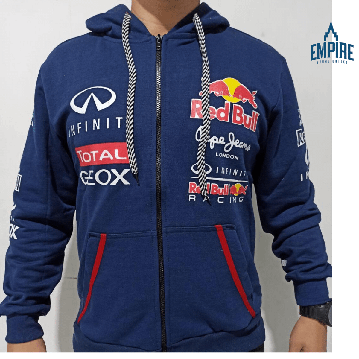 blusa moletom red bull