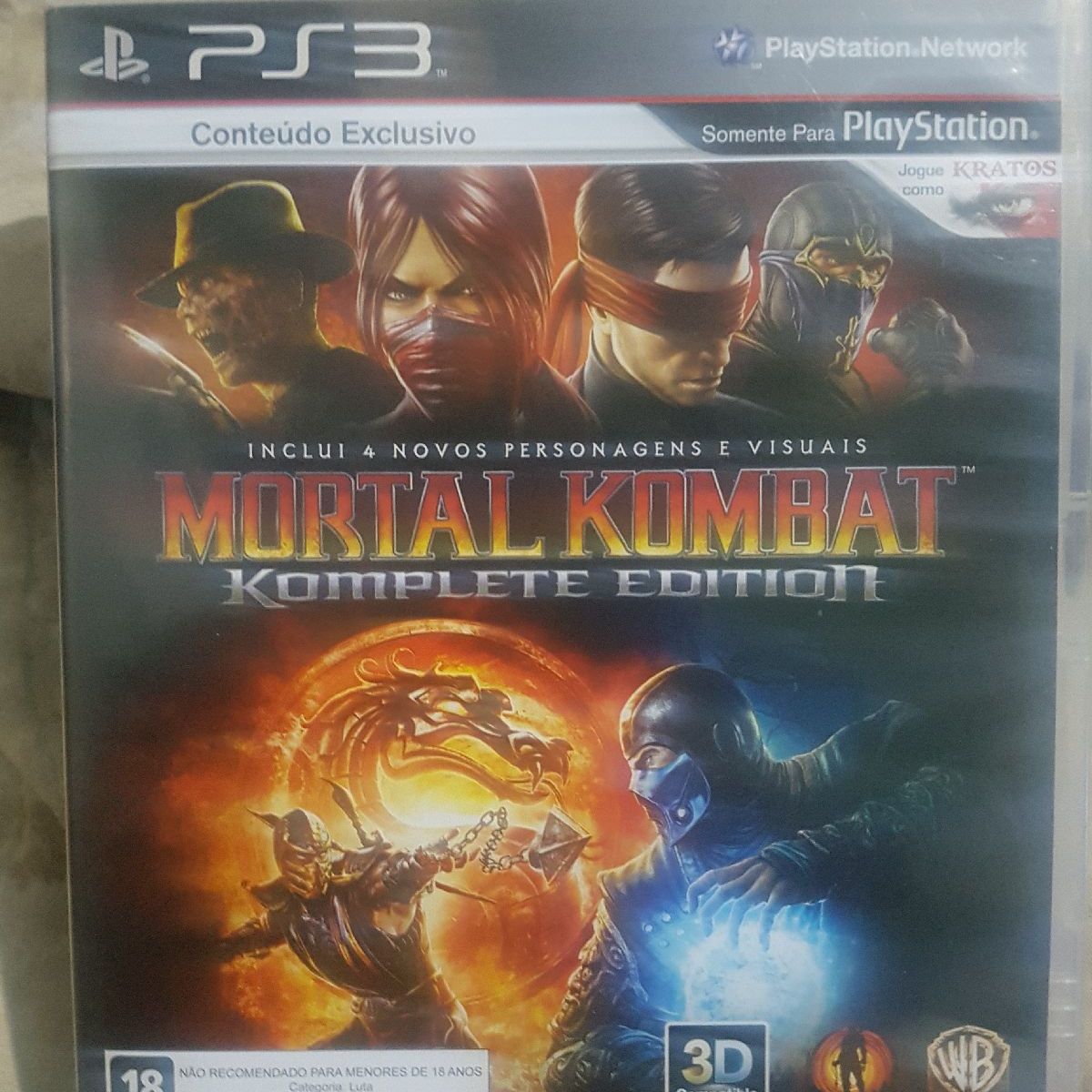 JOGO P/ PS3 MORTAL KOMBAT KOMPLETE EDITION