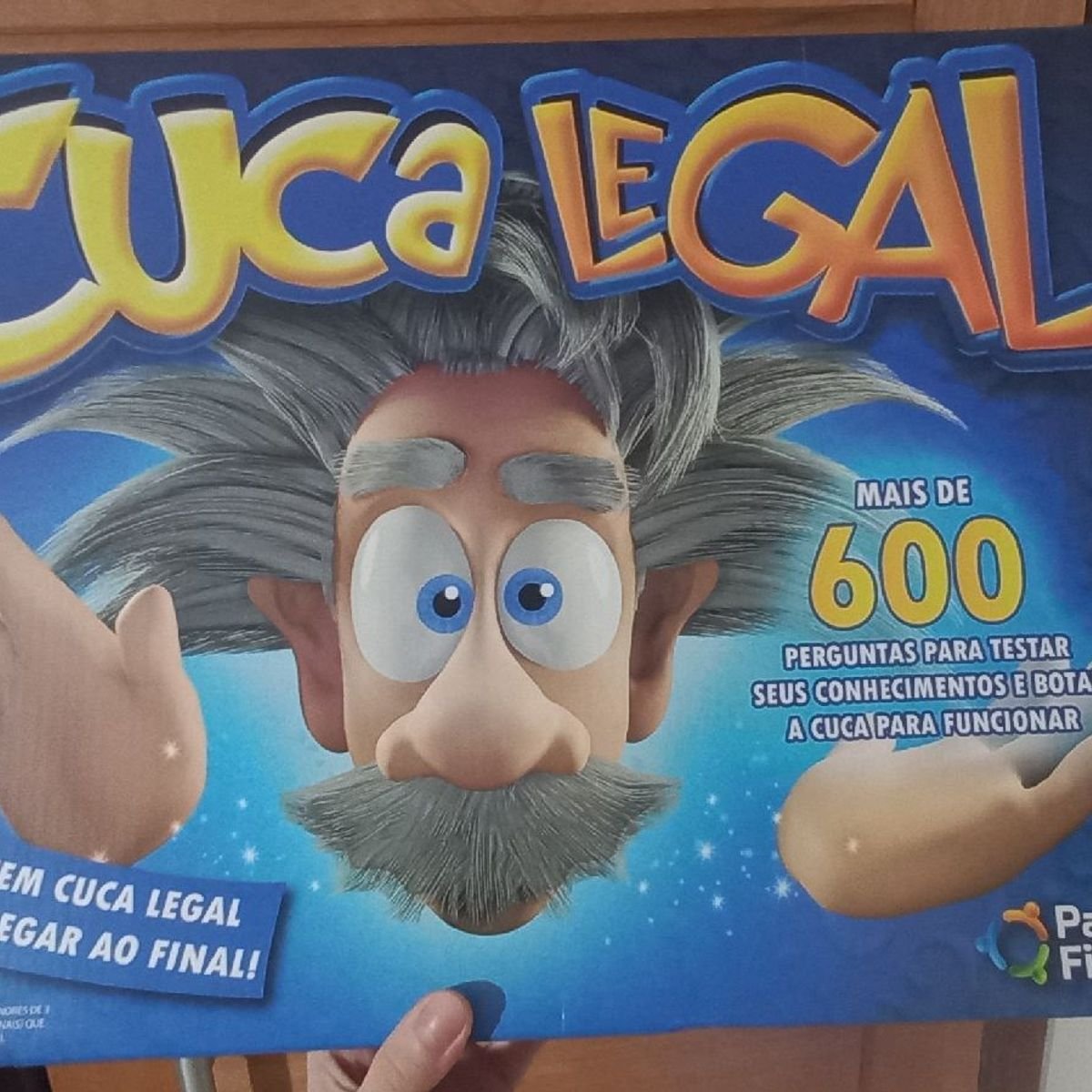 Jogo De Tabuleiro Cuca Legal Pais & Filhos + 600 Perguntas