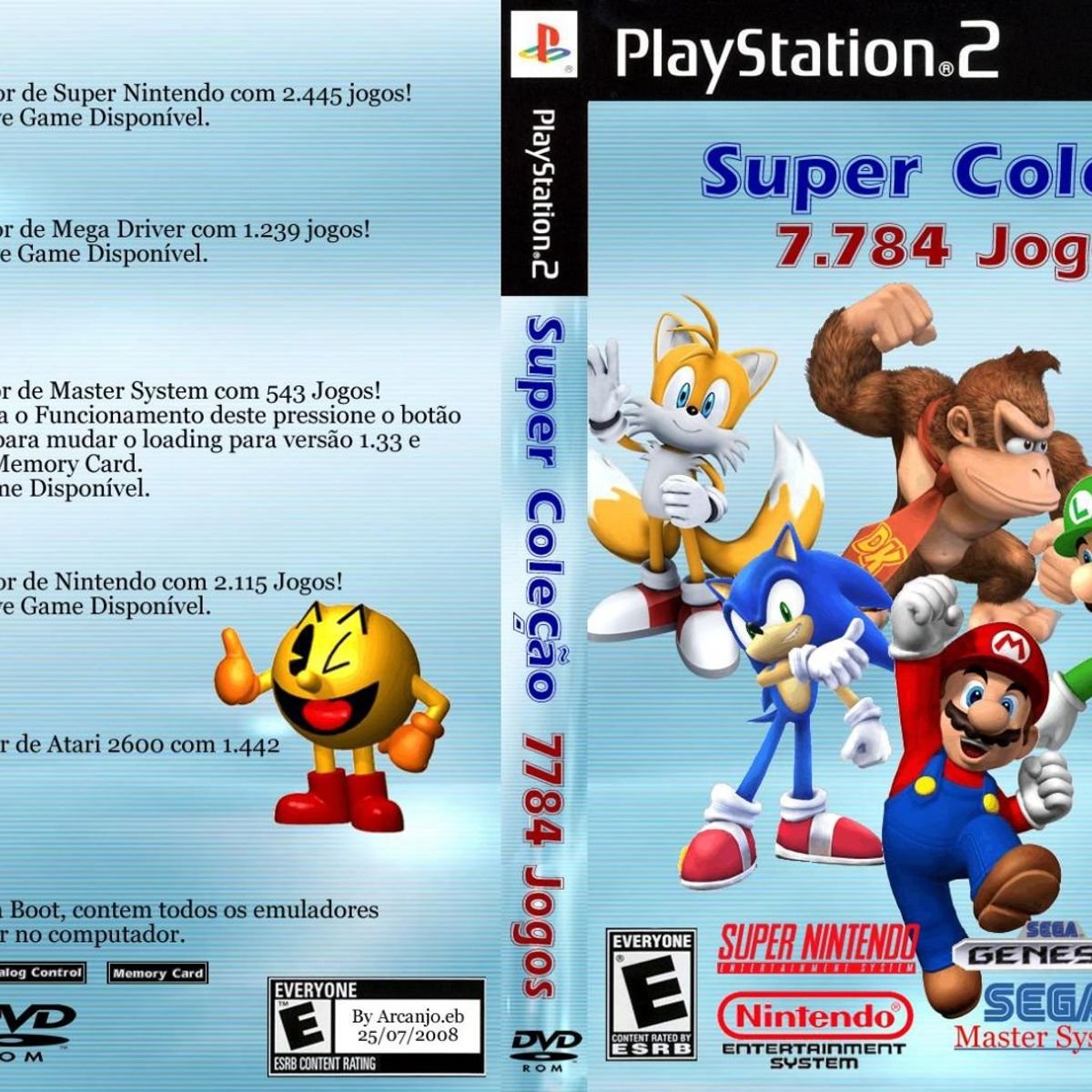 Emulador para Ps2 Playstation 2 Jogos Super Nintendo