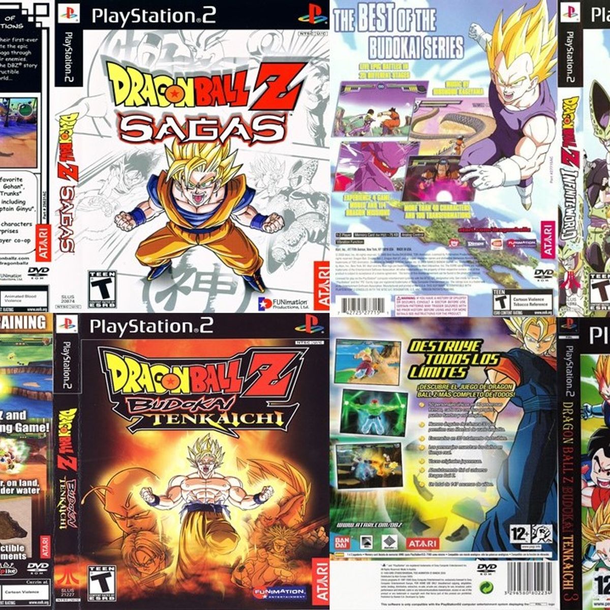 3 Dragon Ball Ps2 Patch - Escolha Seus Jogos Antes