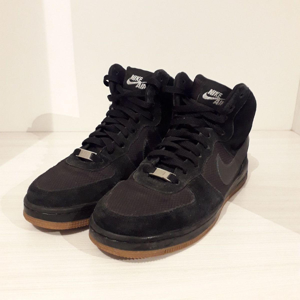 nike air force preto camurça