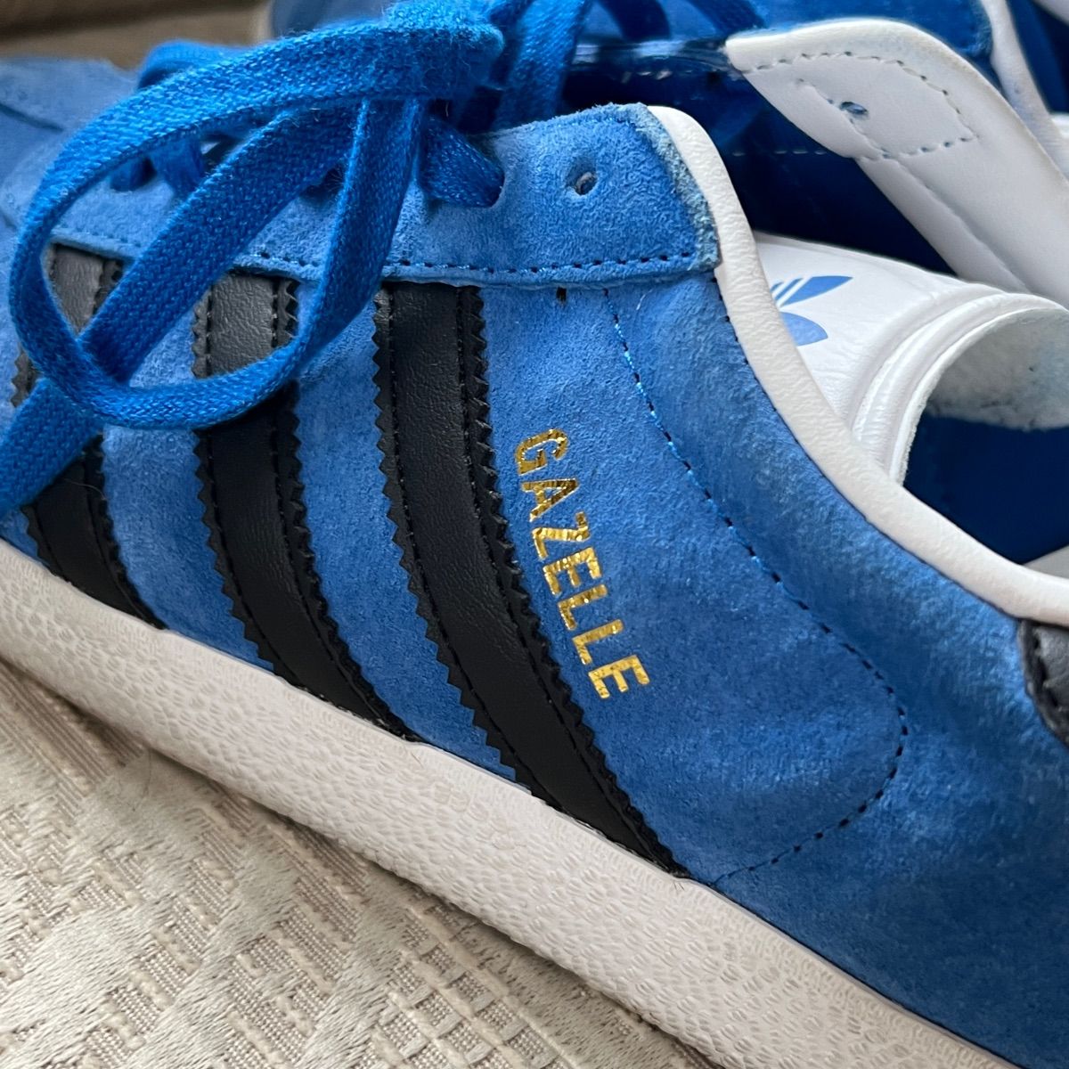 Adidas Gazelle Azul Turquesa com Preto | Adidas Usado 106326621