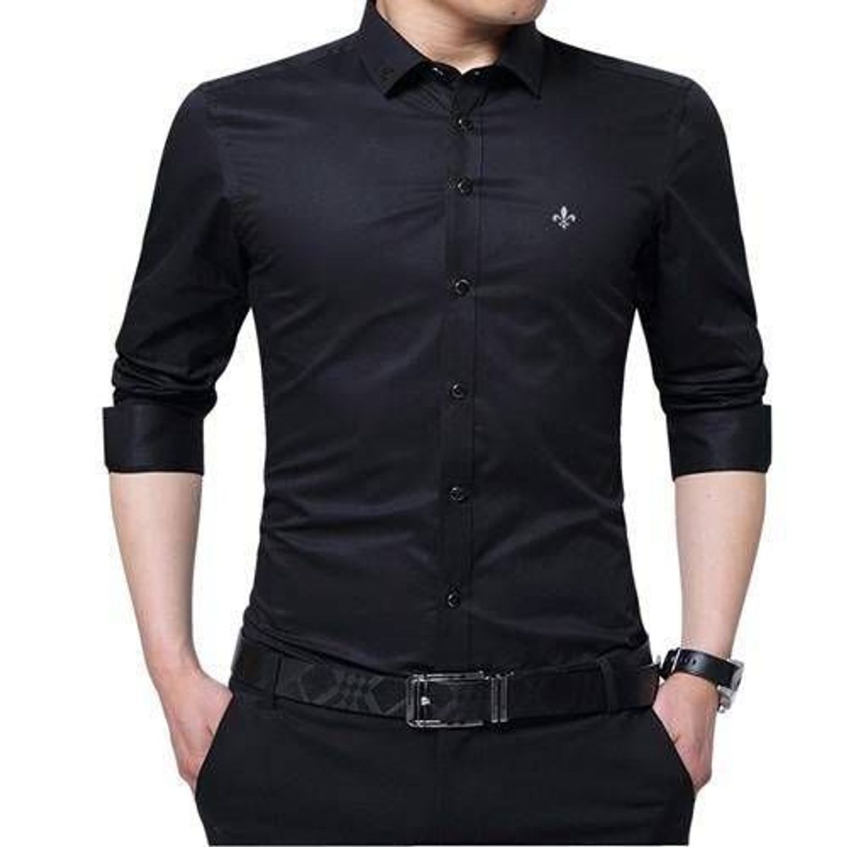 camisa slim dudalina masculina