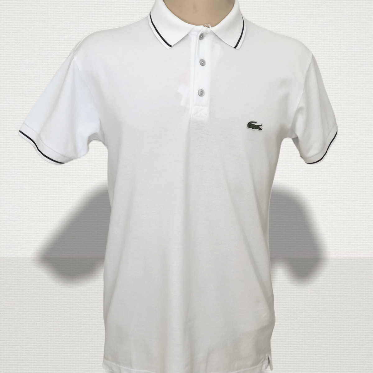 lacoste branca polo