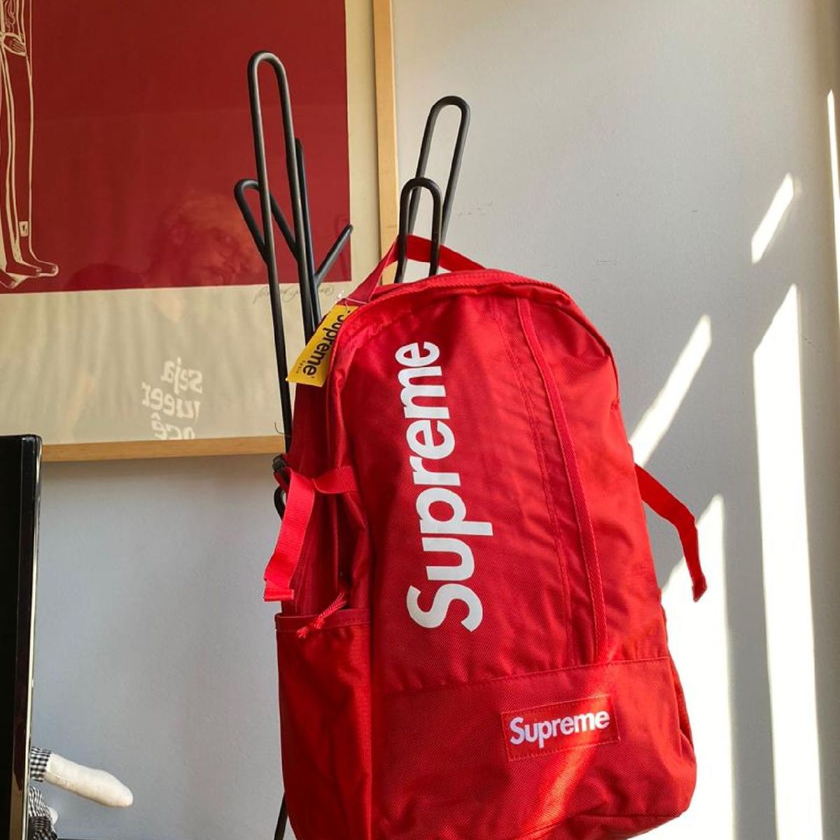 Supreme backpack ss20 discount red