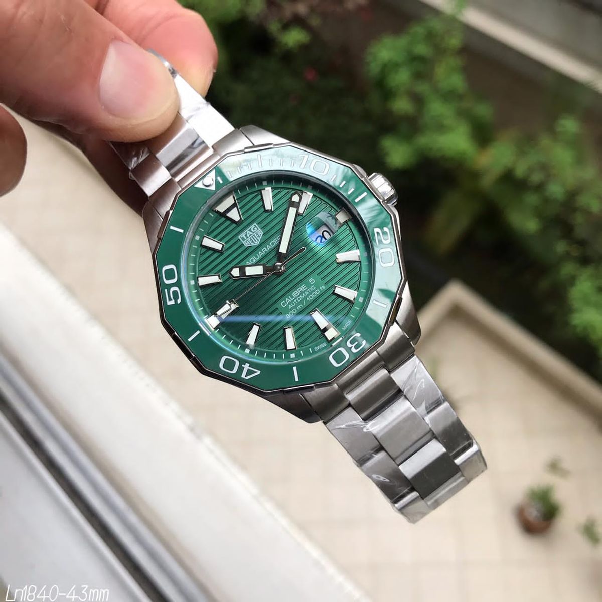 Relogio Tag Heuer Aquaracer Verde Rel gio Masculino Nunca Usado 49169390 enjoei