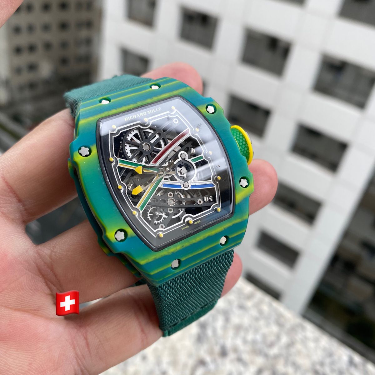 Richard mille verde cheap