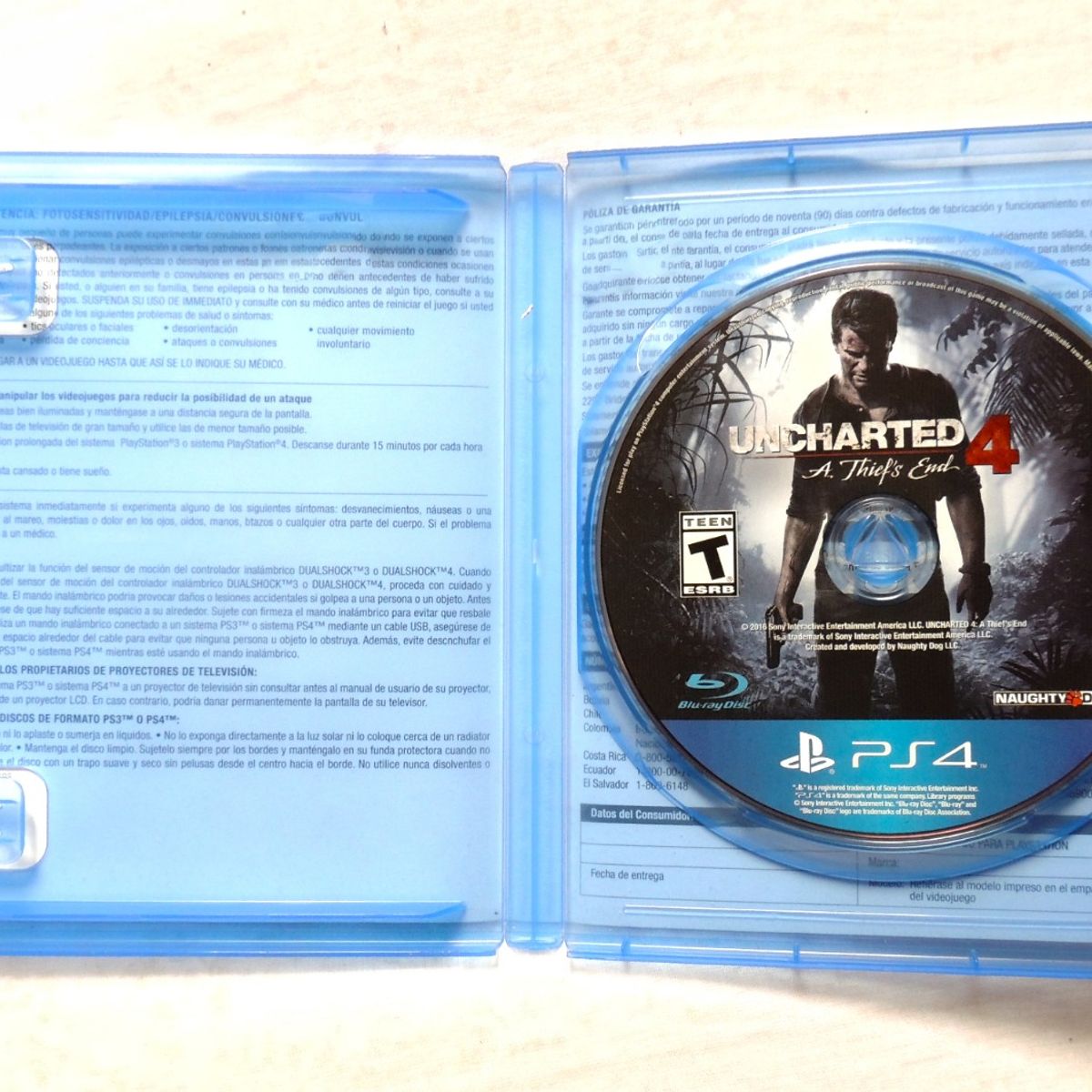 Uncharted 4 A Thief's End - PS4 (SEMI-NOVO)