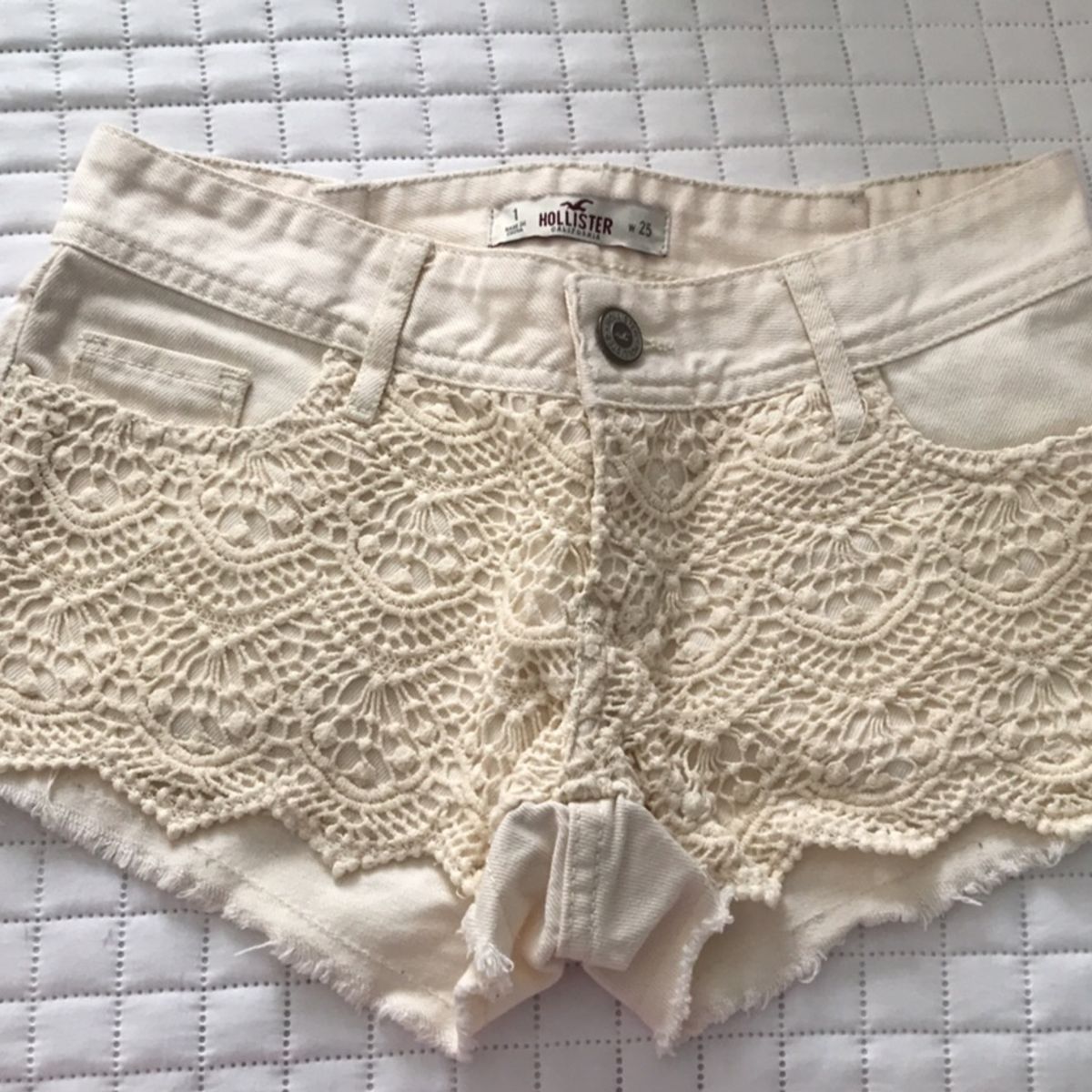 Hollister, Shorts, Hollister Lace Shorts