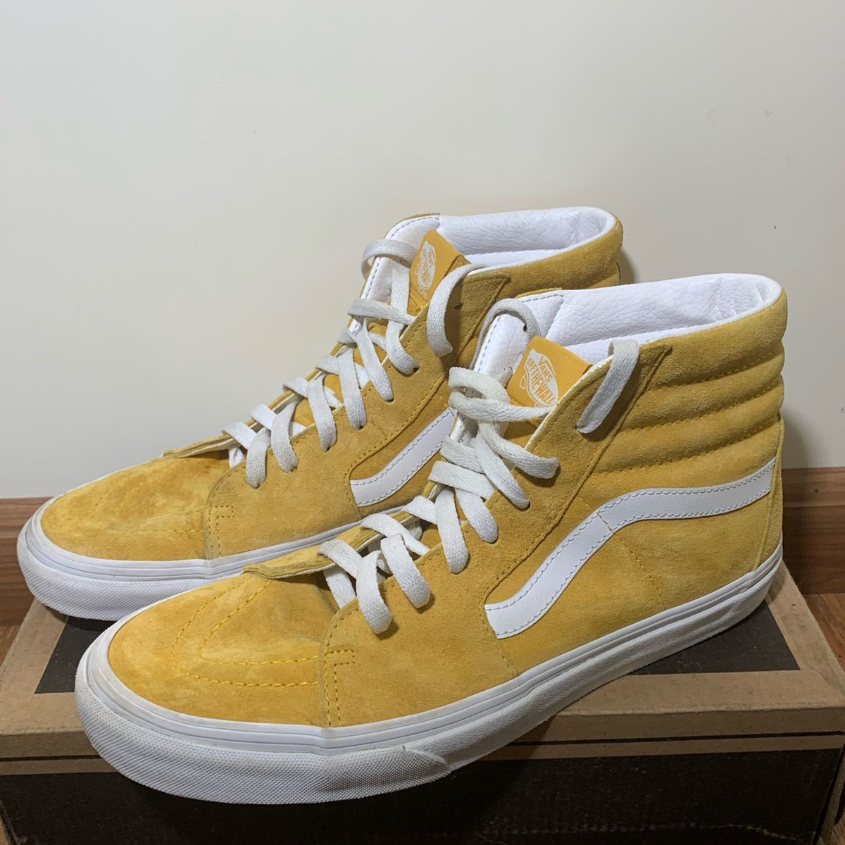 vans sk8 hi amarelo