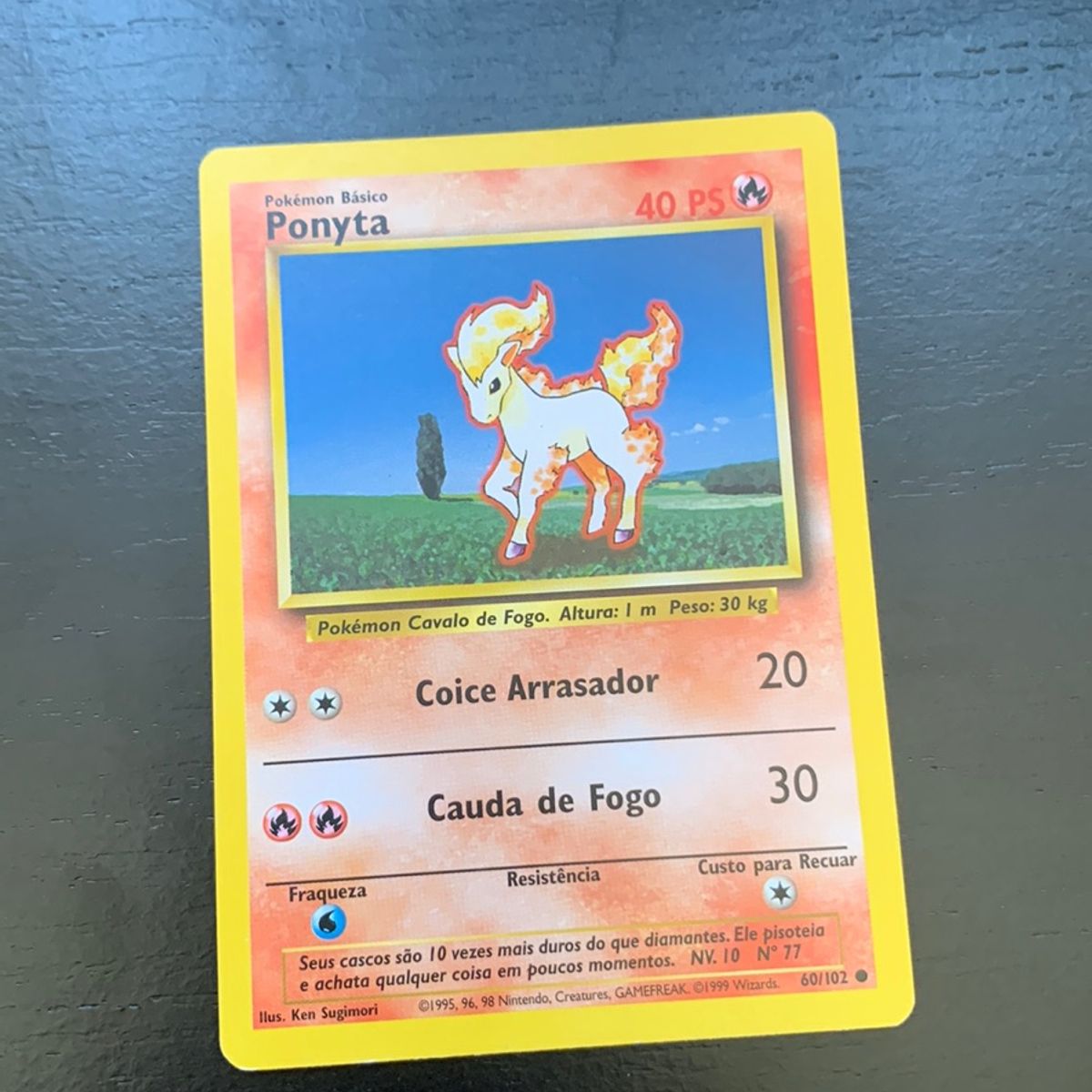 Pokemon Tcg Base Set - Ponyta 60/102 | Pokemon Usado 84473285 | enjoei