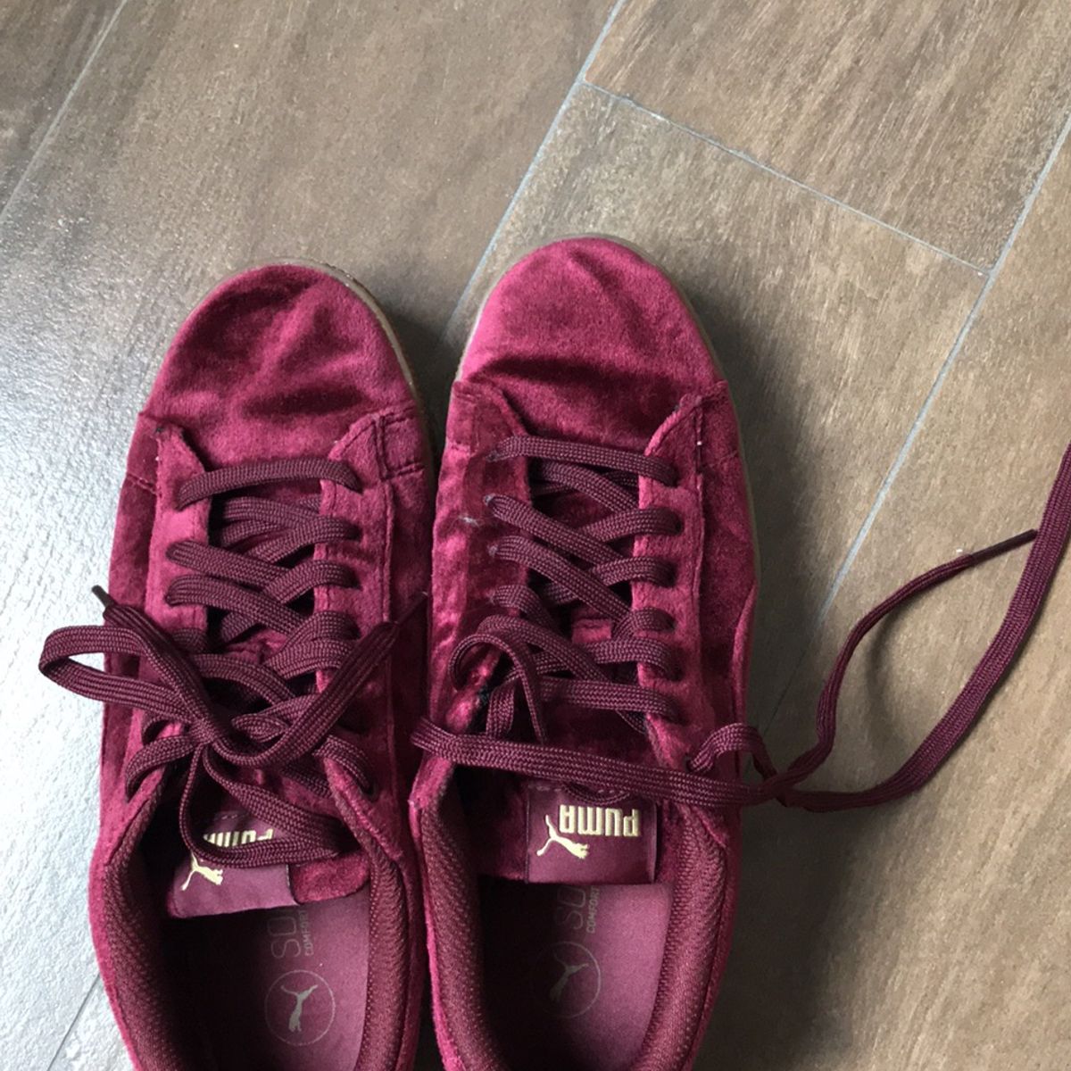tenis puma feminino veludo original