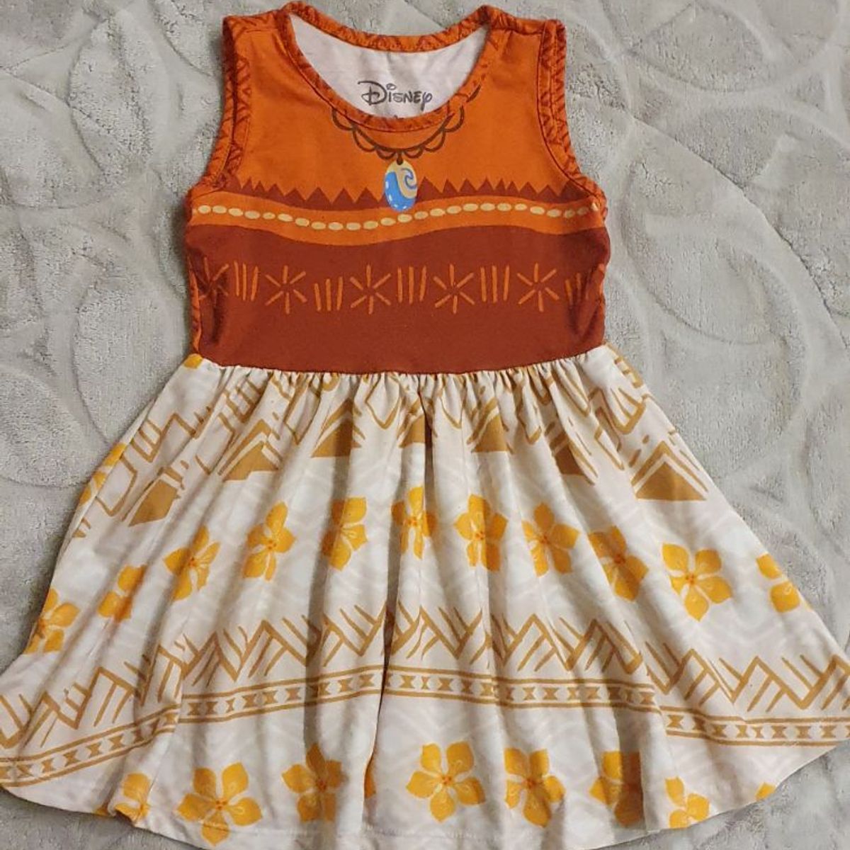 Vestido Moana Disney Riachuelo Tamanho 6