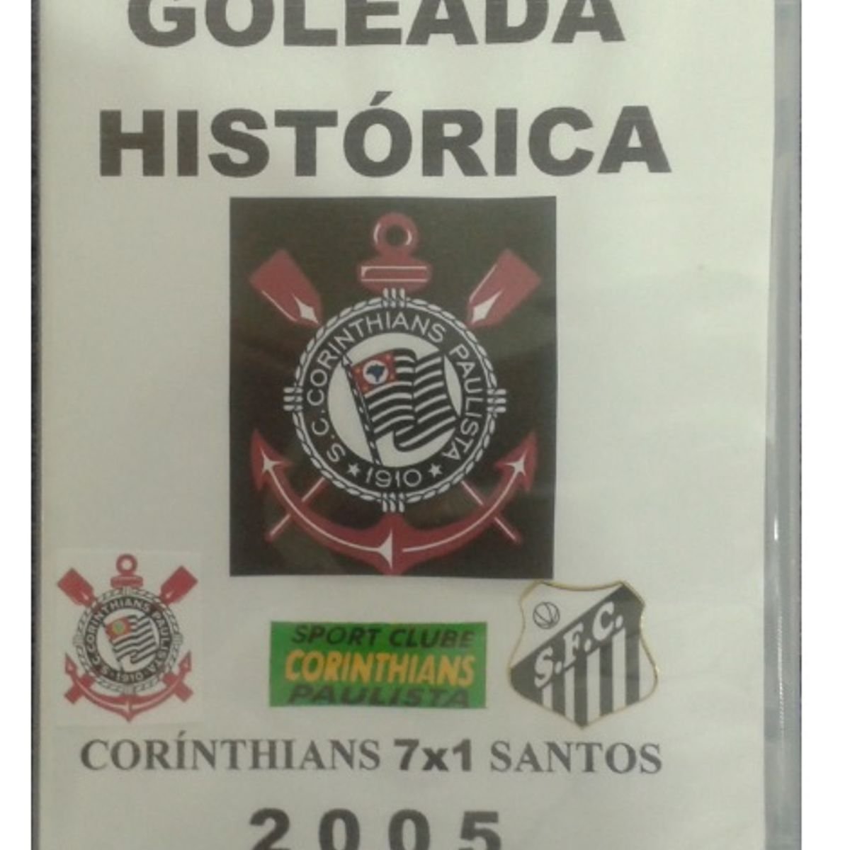 Dvd Raro Corinthians 7x1 Santos Goleada Historica Pelo Brasileiro 05 Jogo Completo Item P Esporte E Outdoor Ms Nunca Usado Enjoei