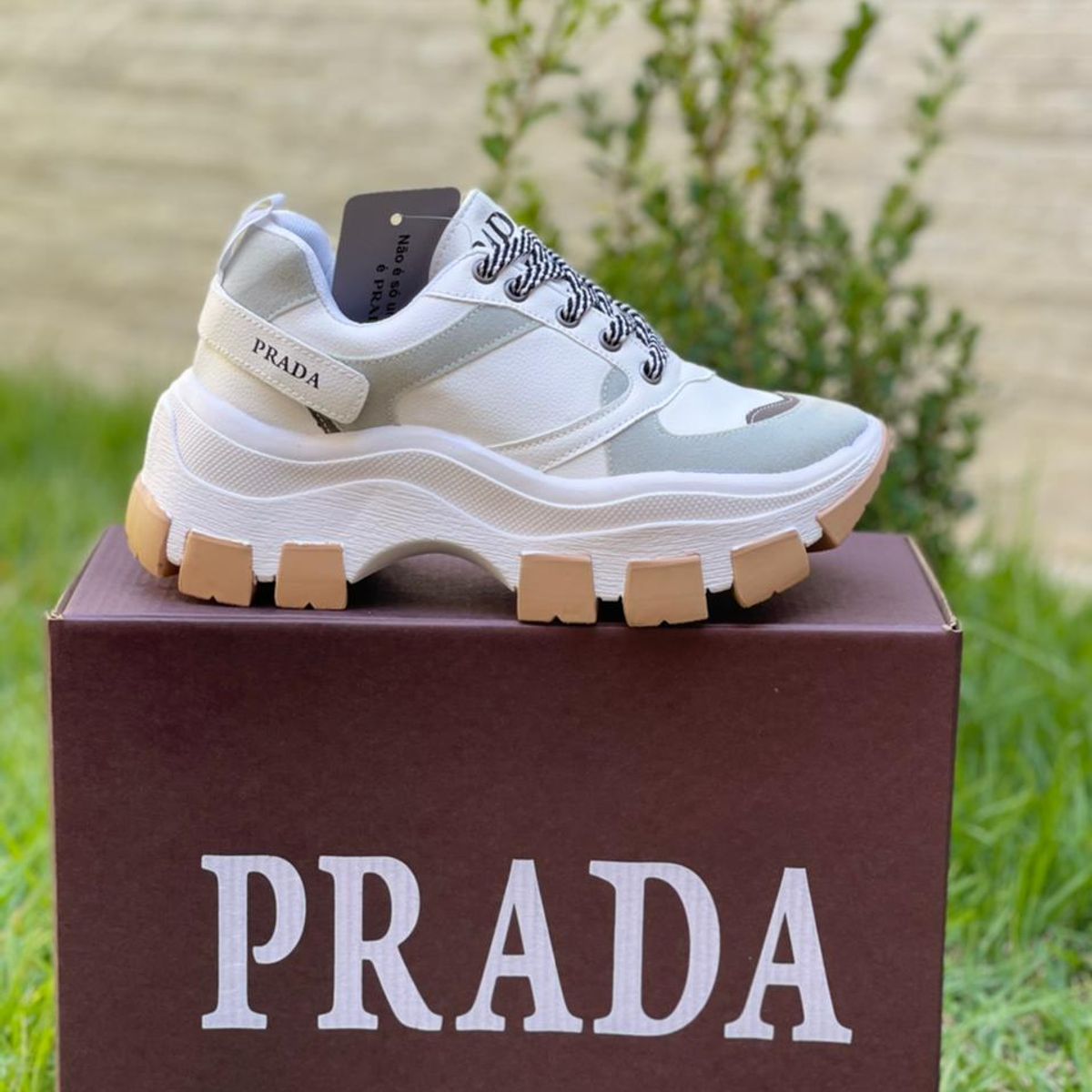 tenis prada block chunky