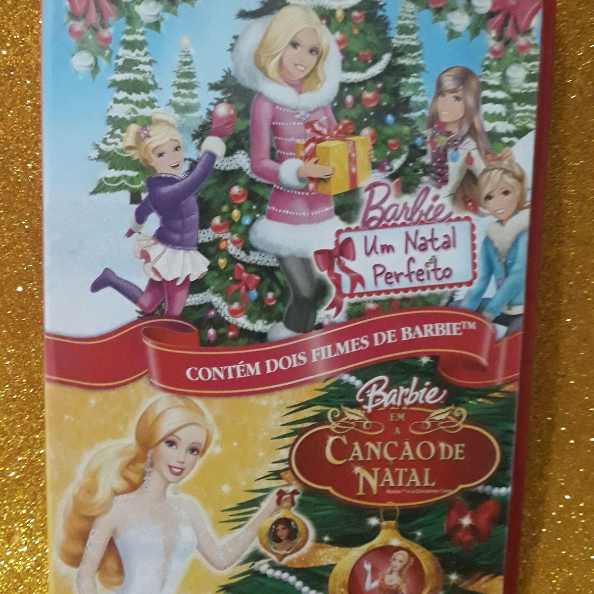 Dvd Barbie a Canção de Natal e Um Natal Perfeito | Filme e Série Barbie- Natal Usado 70229162 | enjoei