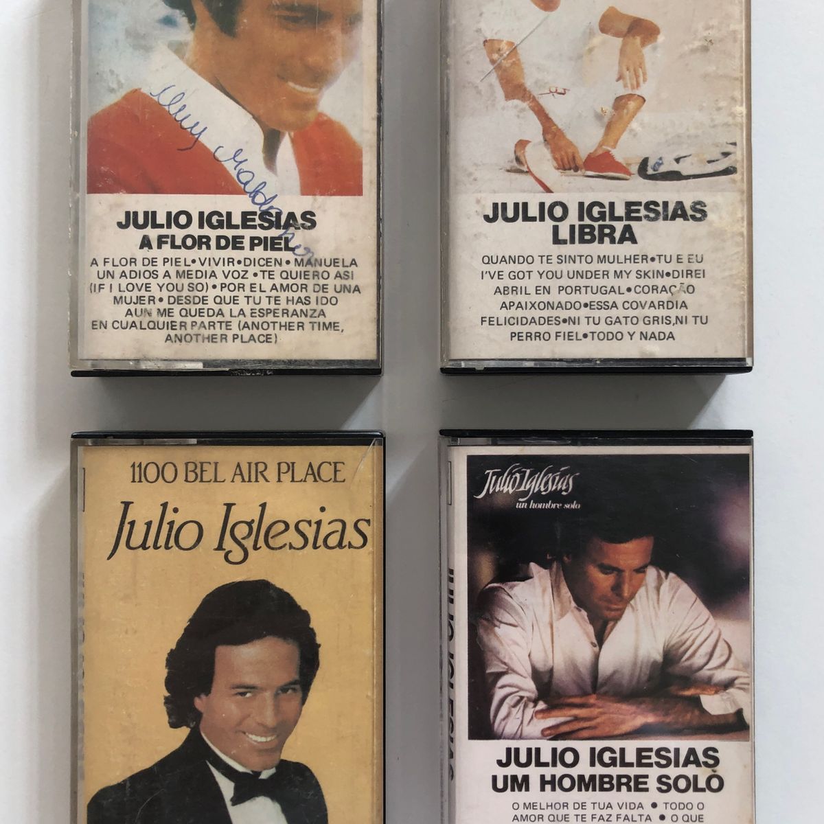 Julio Iglesias Set com 4 Fitas K7 | Usado 46660209 | enjoei
