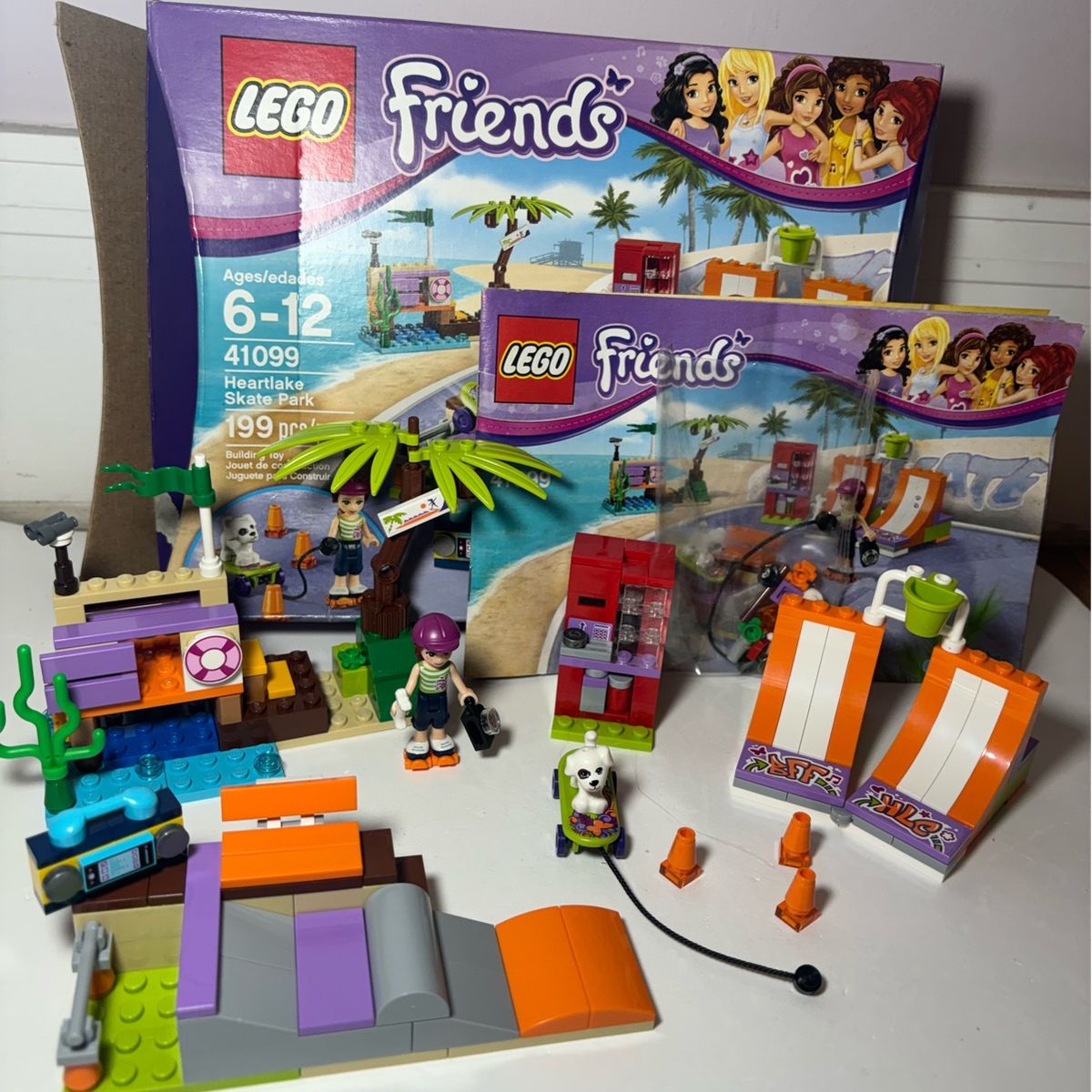 Lego Friends 41099 O Parque de Skate de Heartlake Lego Usado